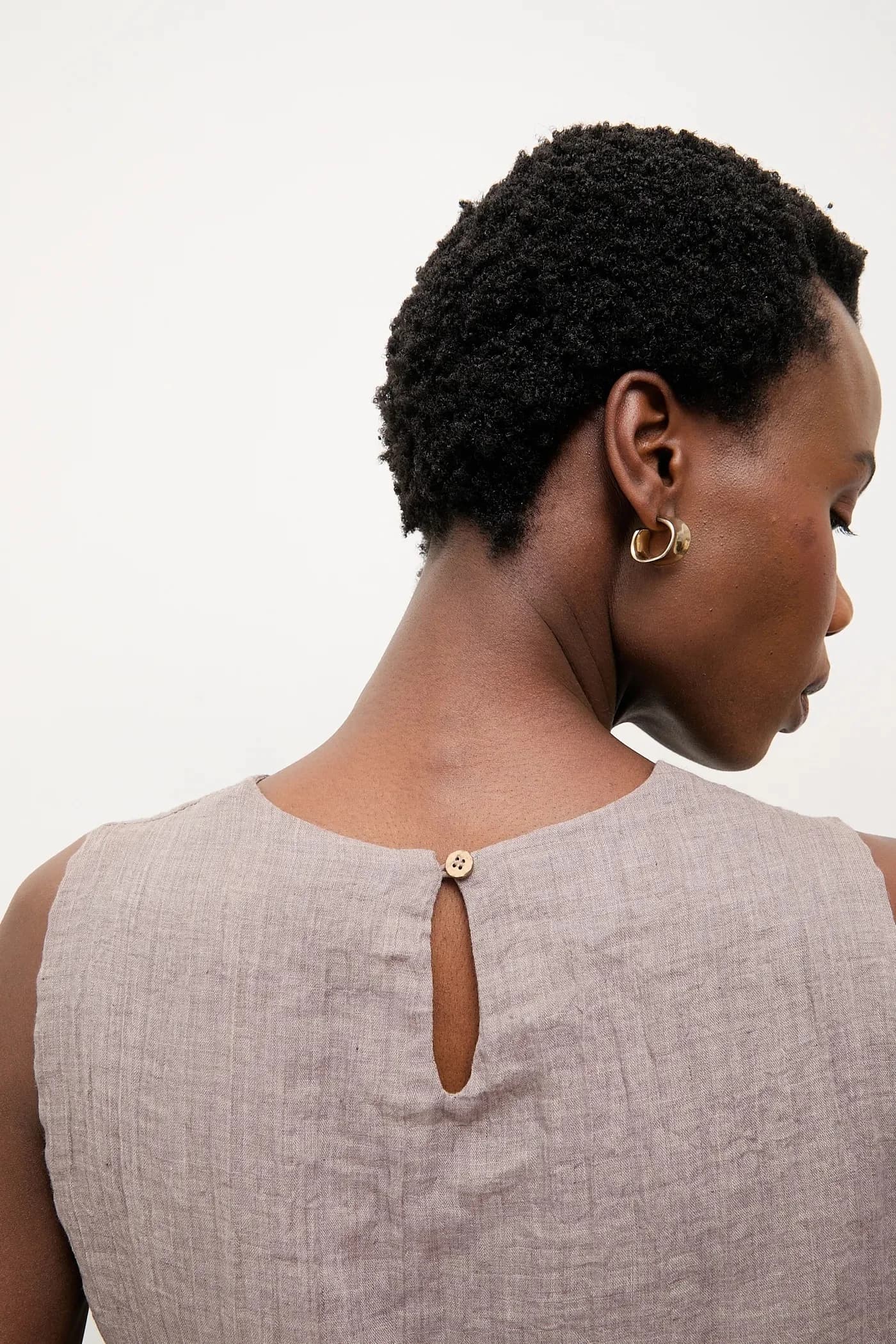 Льняная блузка - фото 4