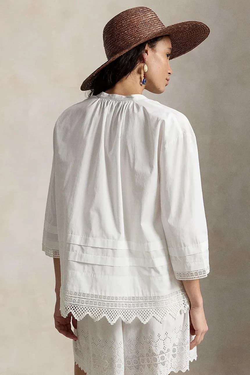 Женская хлопковая блузка - фото 2