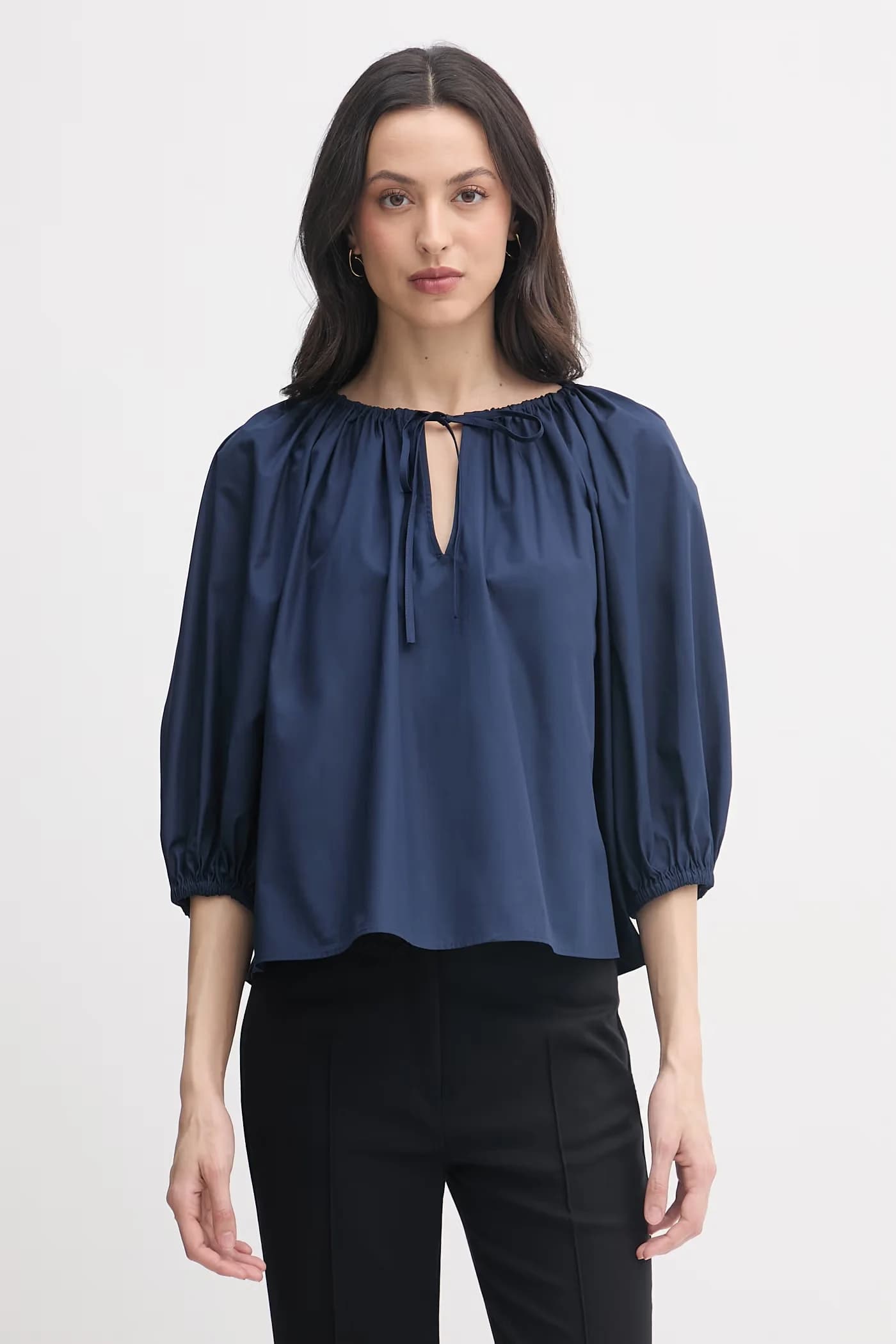 Женская хлопковая блузка