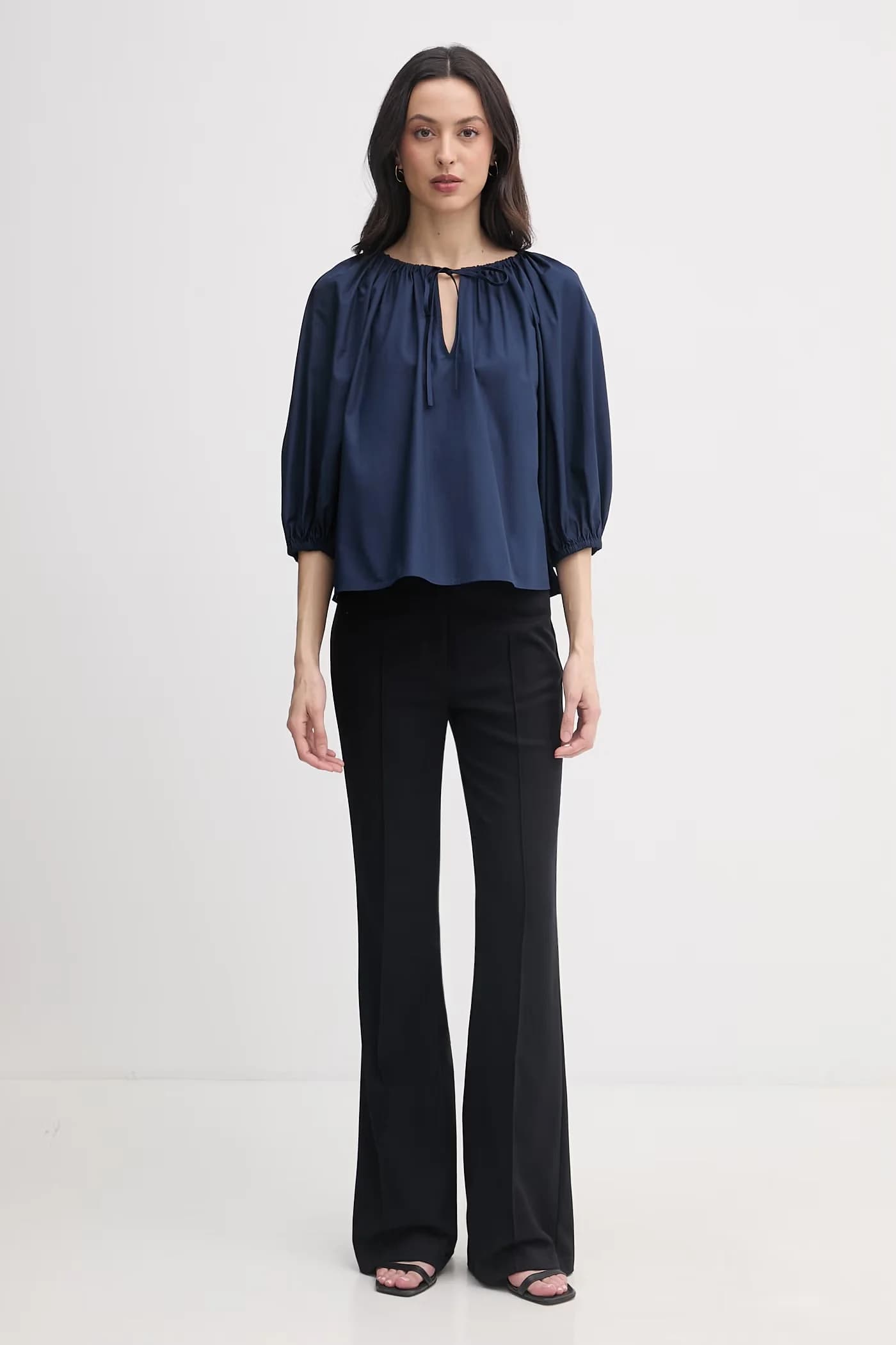 Женская хлопковая блузка - фото 2