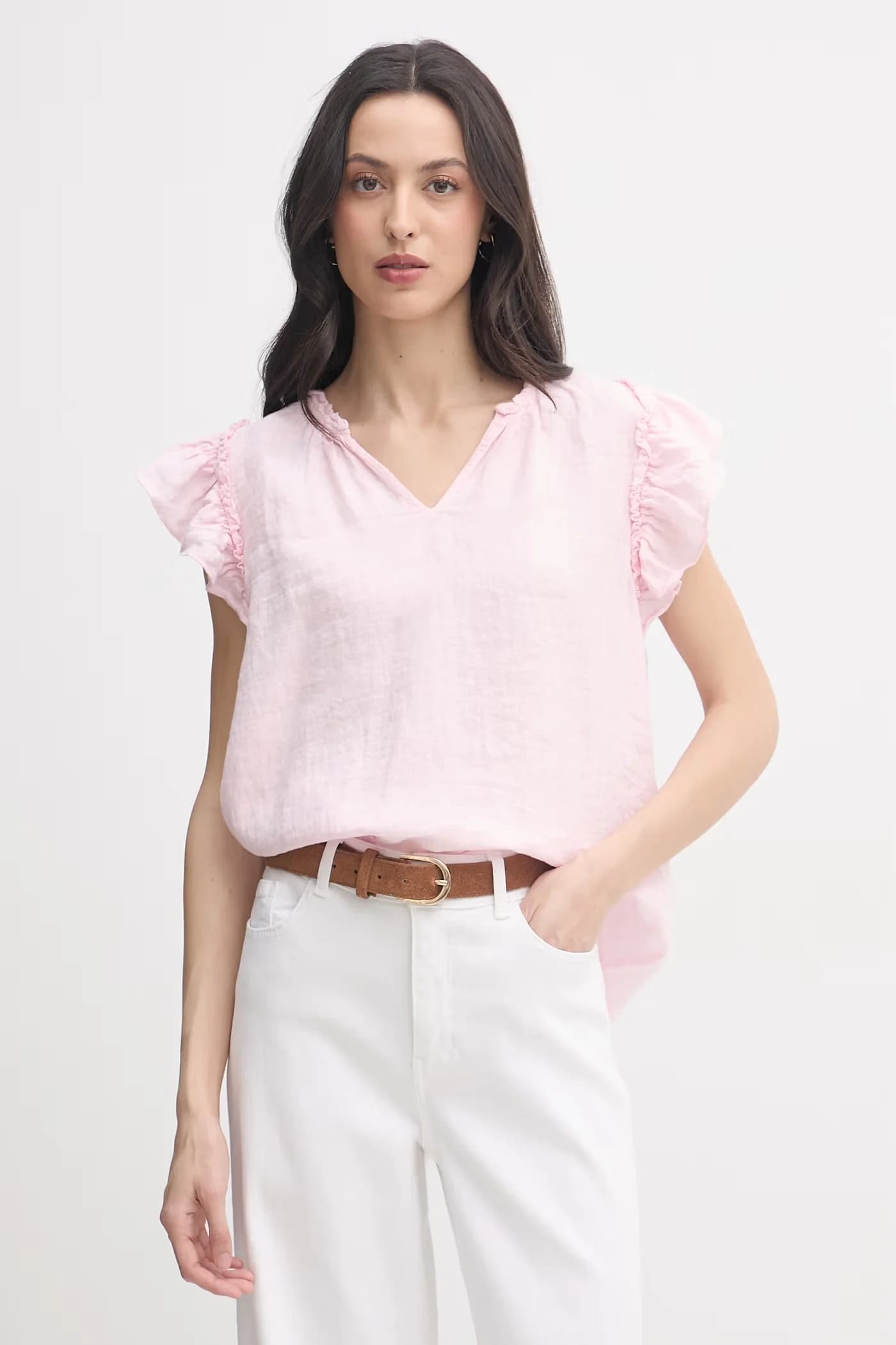 Женская льняная блузка