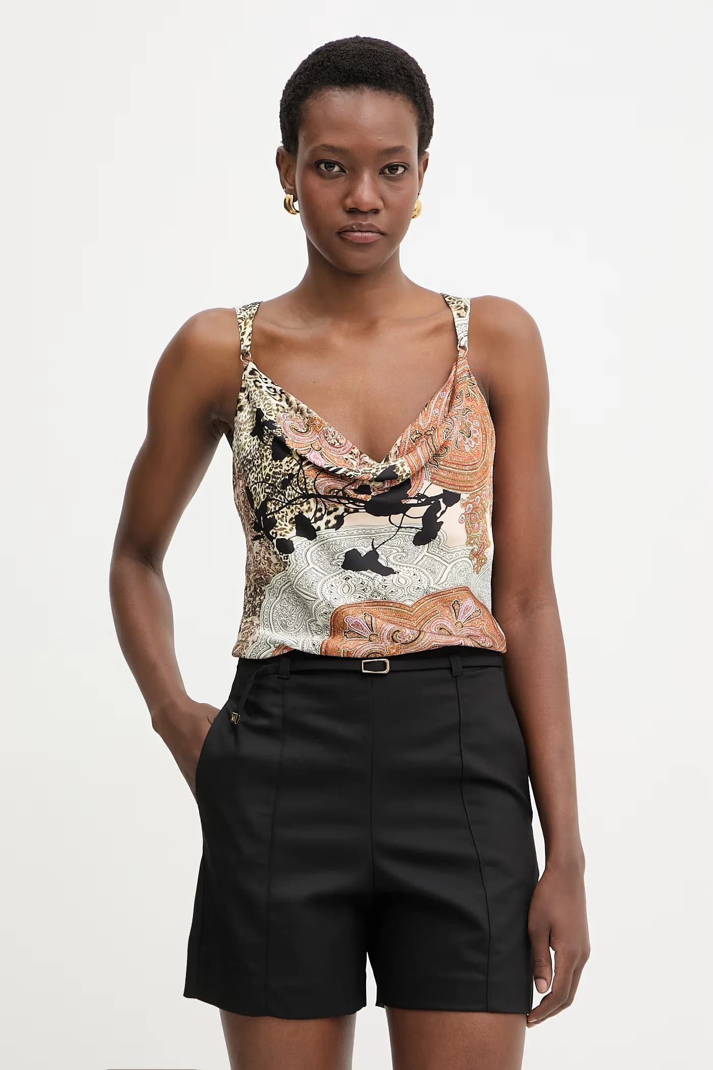 Женская вискозная блузка GWENDA