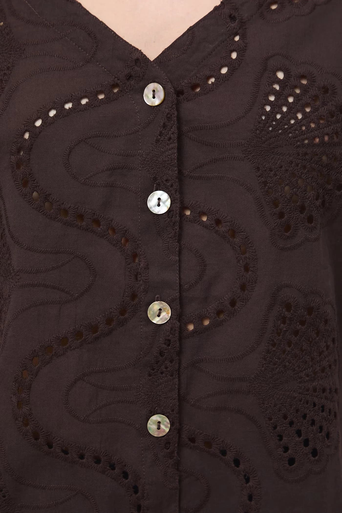 Женская хлопковая блузка - фото 5