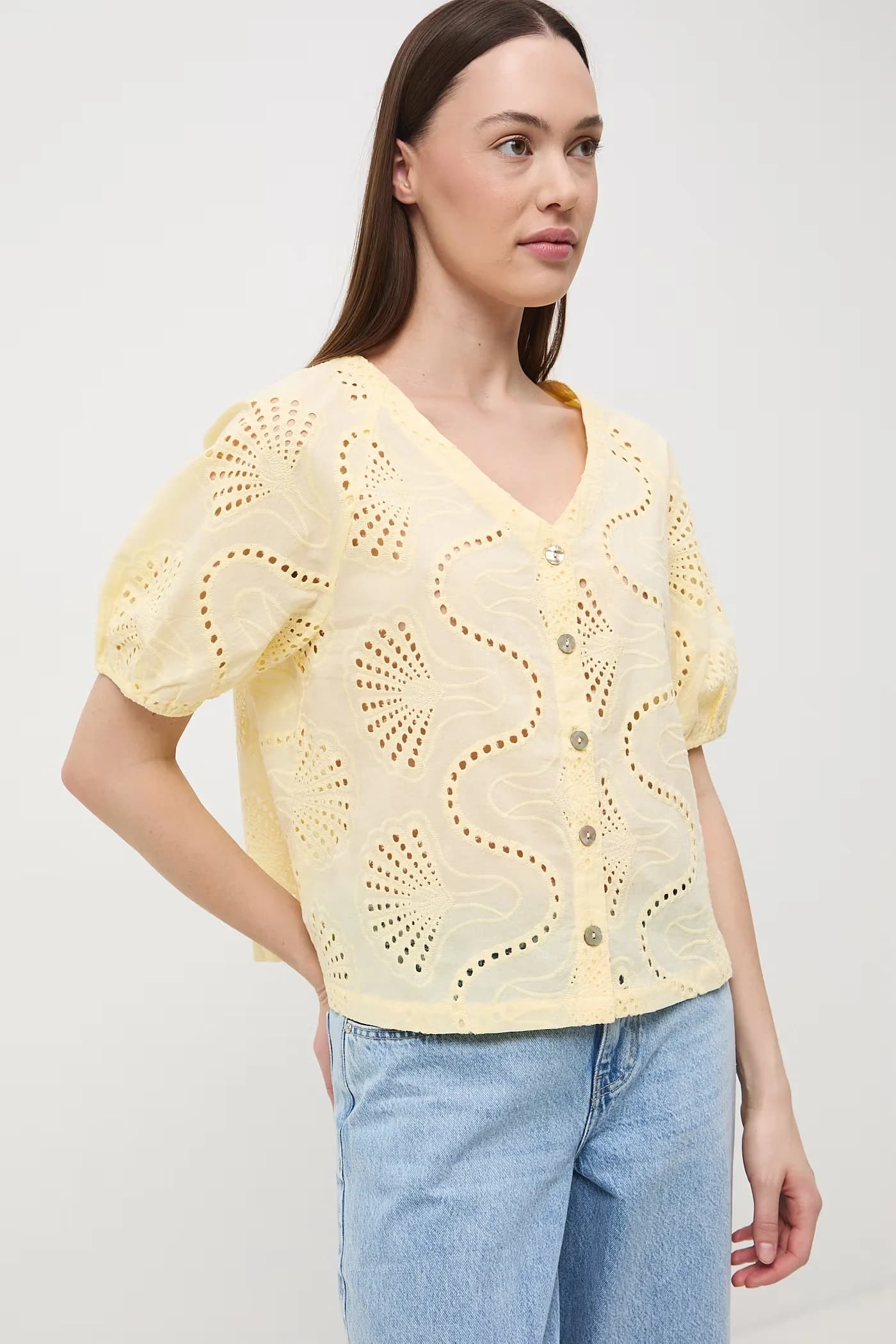 Женская хлопковая блузка - фото 2