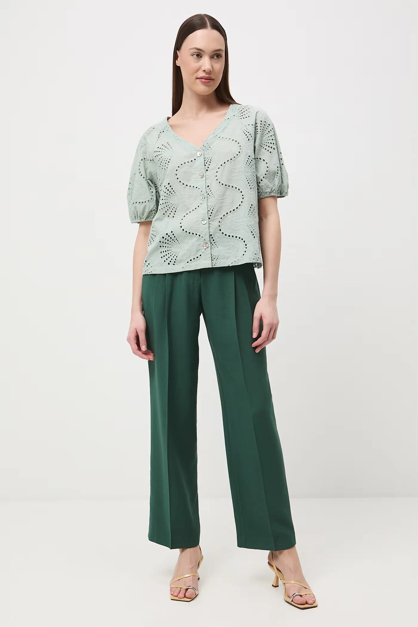 Женская хлопковая блузка - фото 2