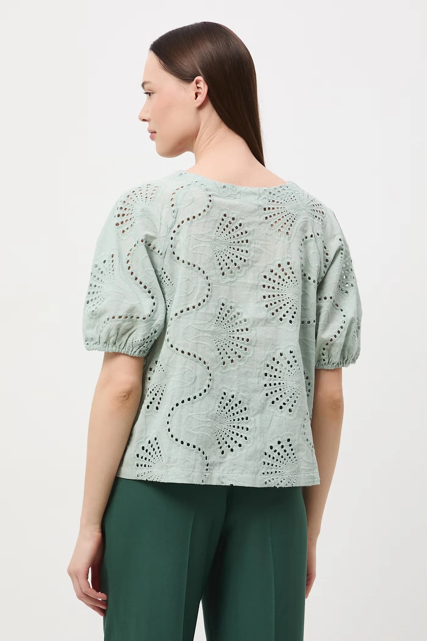 Женская хлопковая блузка - фото 3