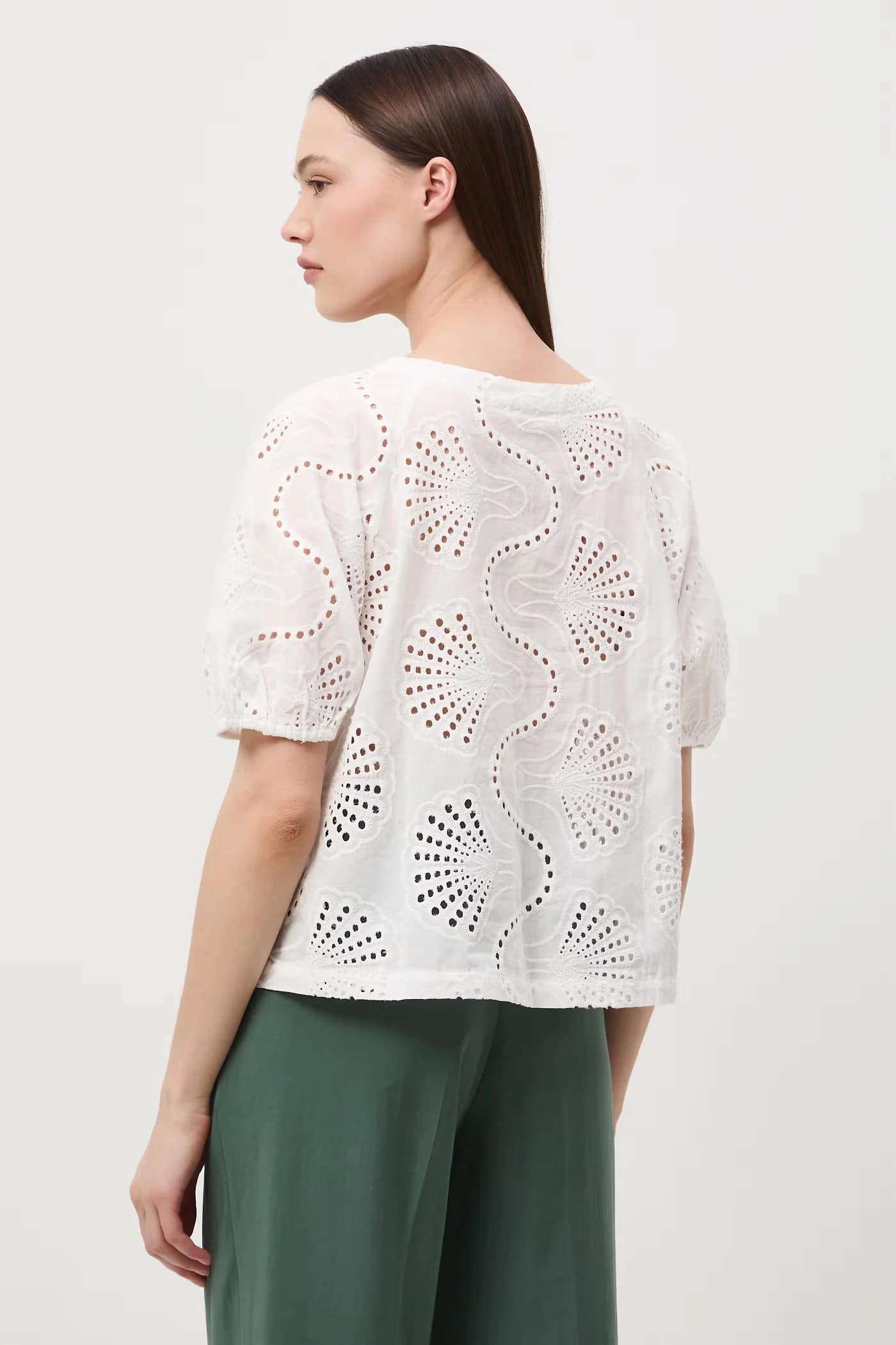 Женская хлопковая блузка - фото 3