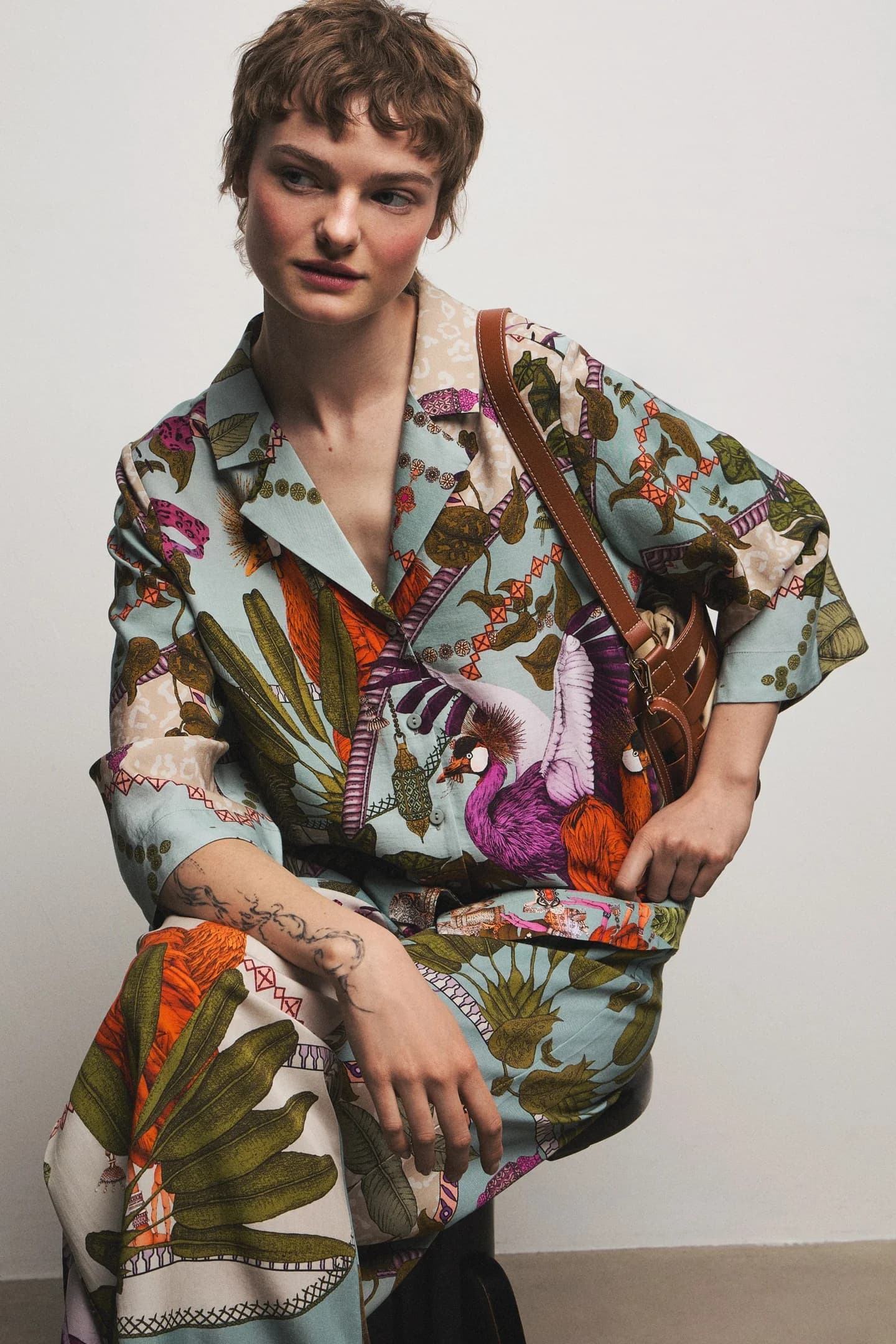 Женская рубашка с лиоцеллом