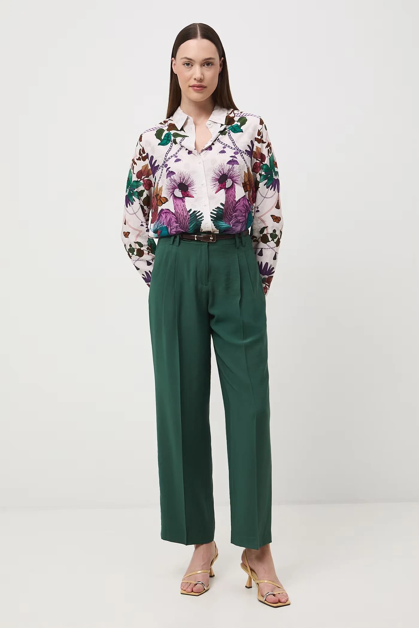 Женская рубашка из вискозы - фото 2