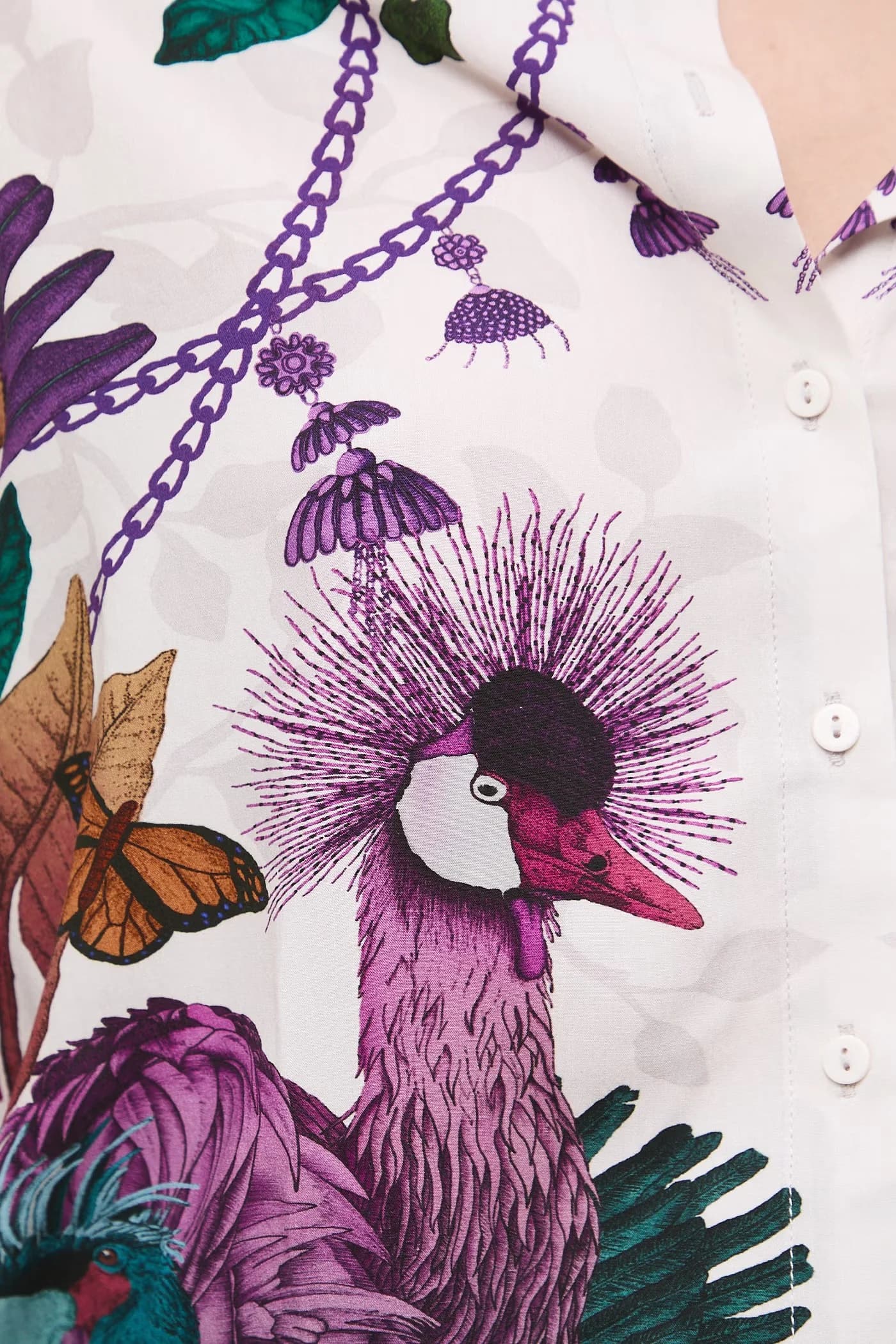 Женская рубашка из вискозы - фото 6