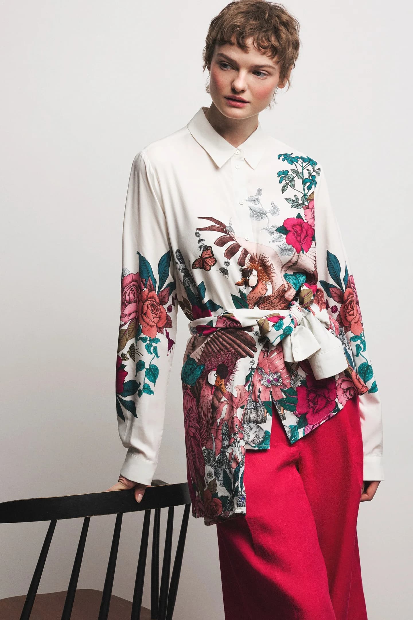 Женская рубашка из вискозы