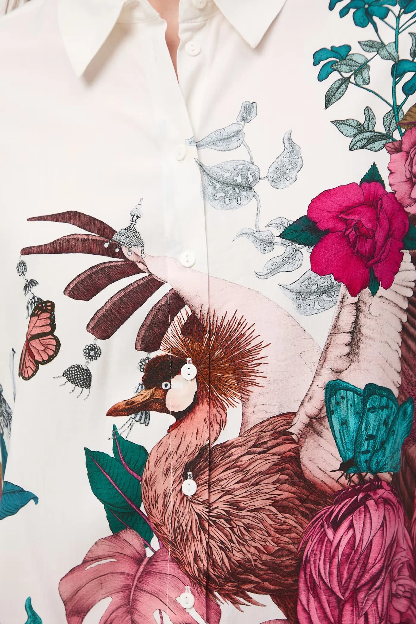 Женская рубашка из вискозы - фото 6