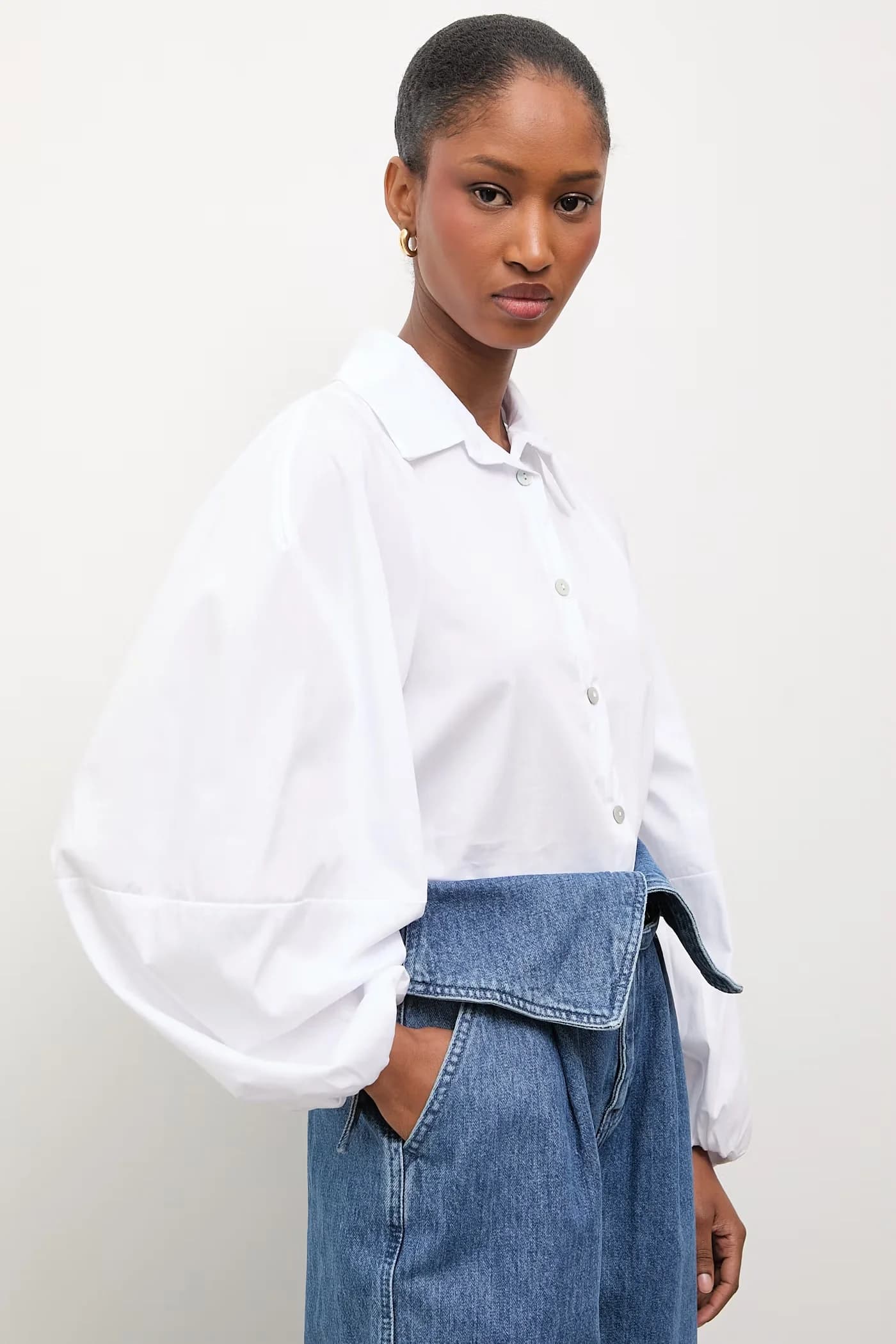 Женская хлопковая рубашка