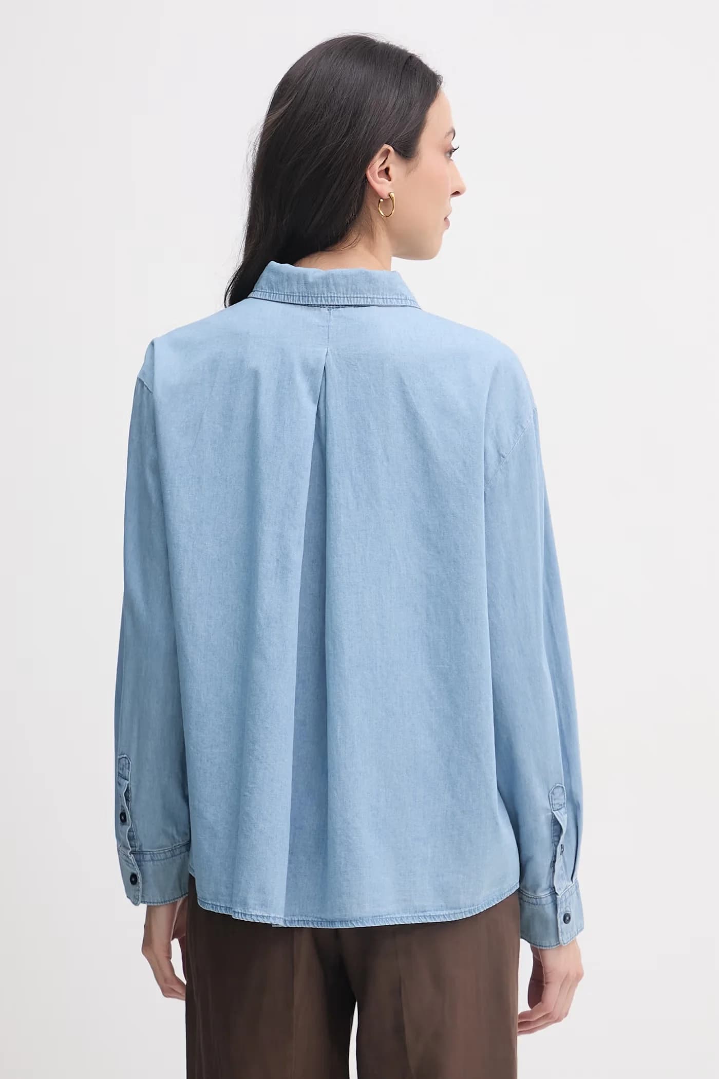 Женская хлопковая рубашка - фото 3