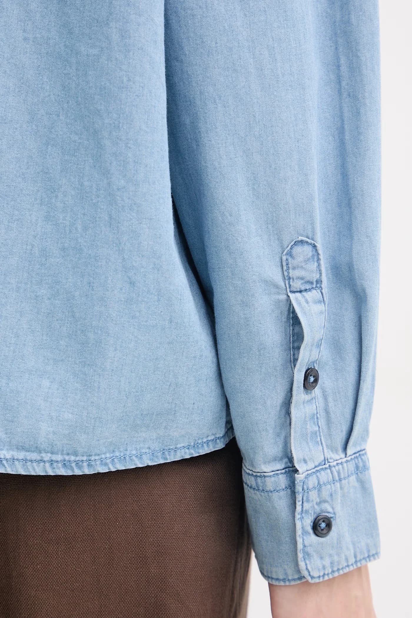 Женская хлопковая рубашка - фото 5