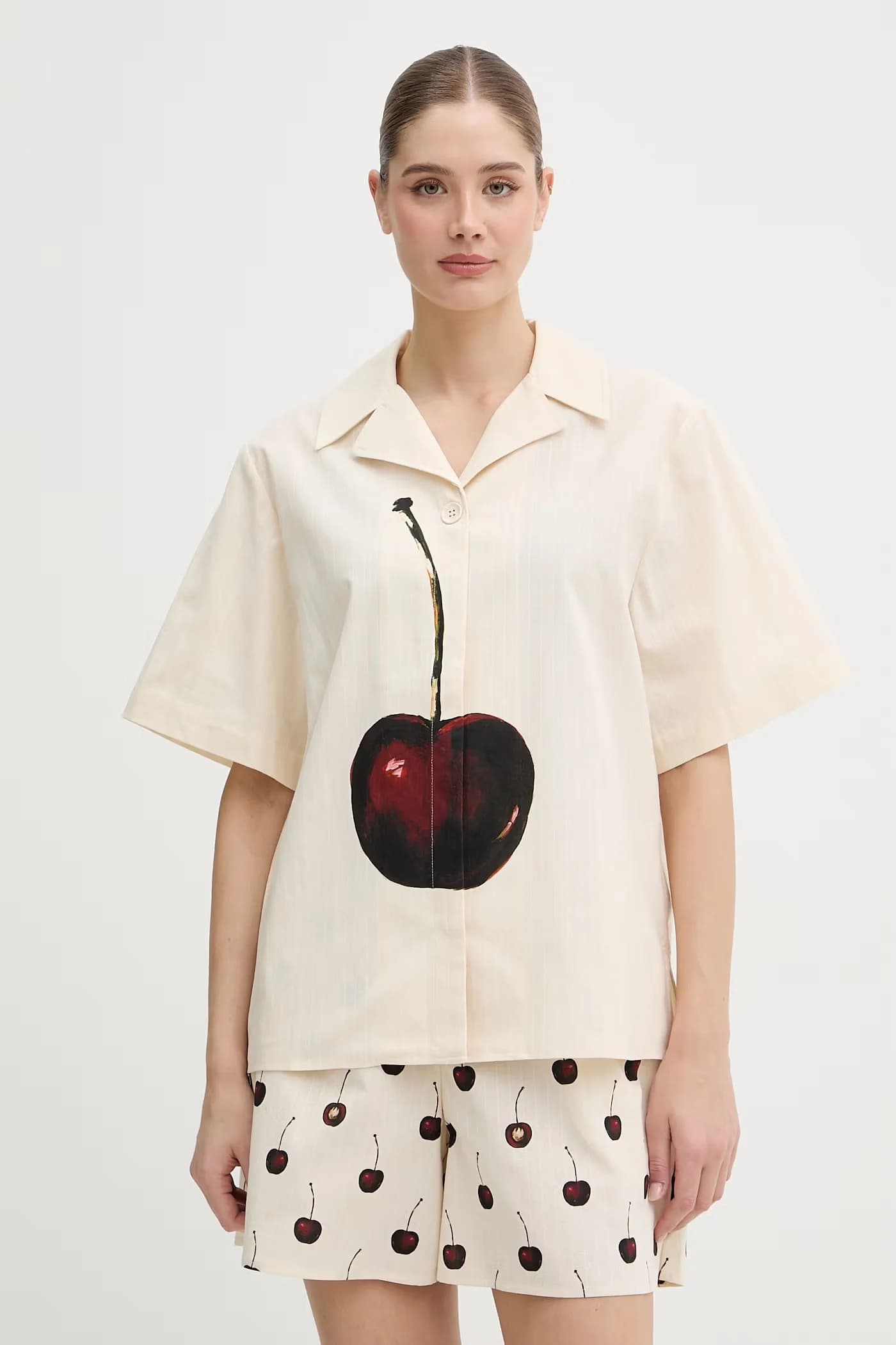 Женская хлопковая рубашка