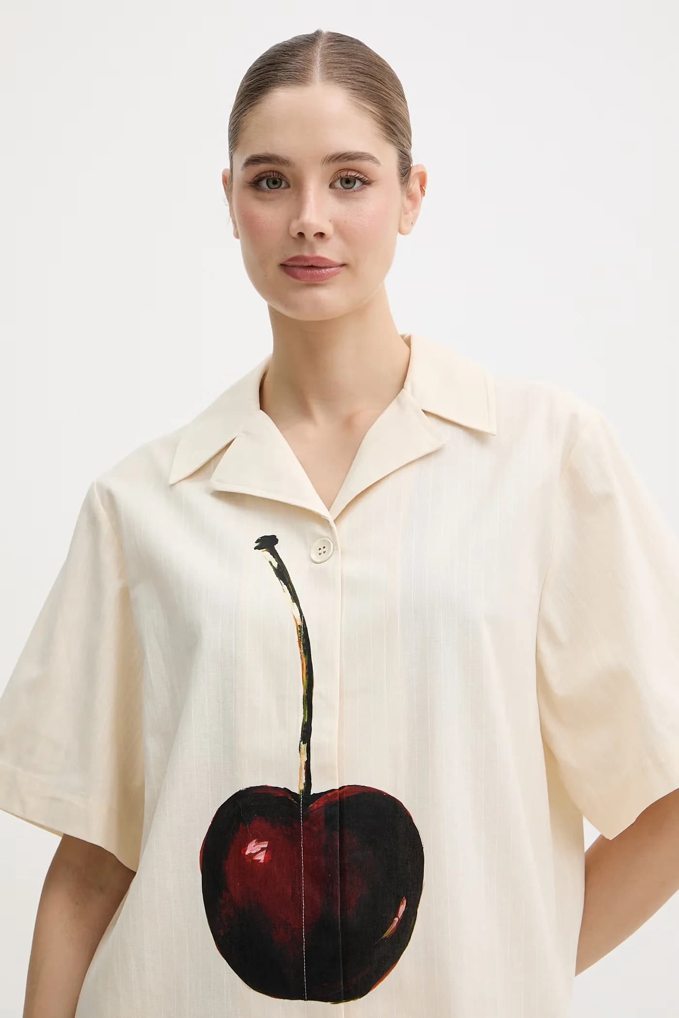 Женская хлопковая рубашка - фото 4