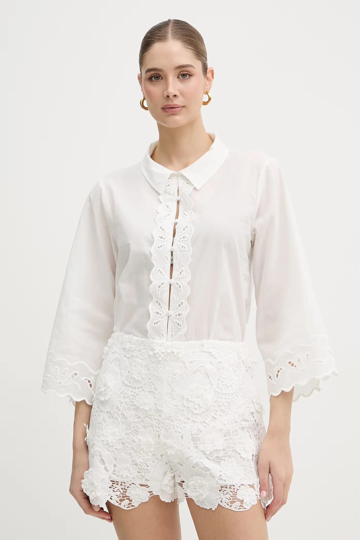 Женская хлопковая рубашка