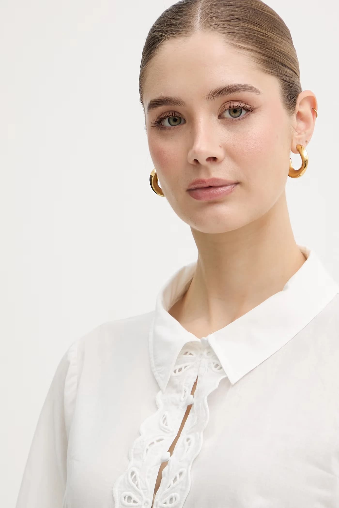 Женская хлопковая рубашка - фото 5