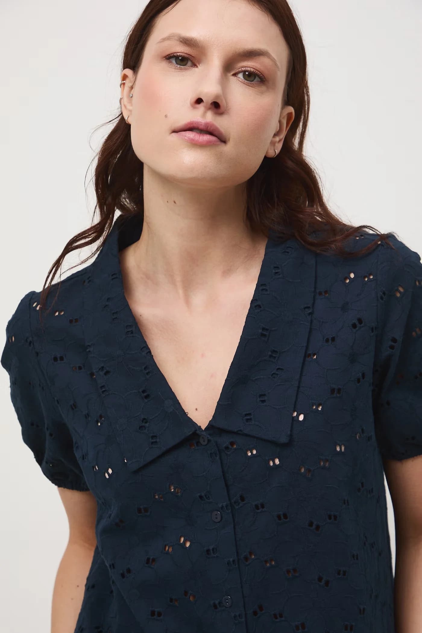 Женская хлопковая рубашка - фото 4