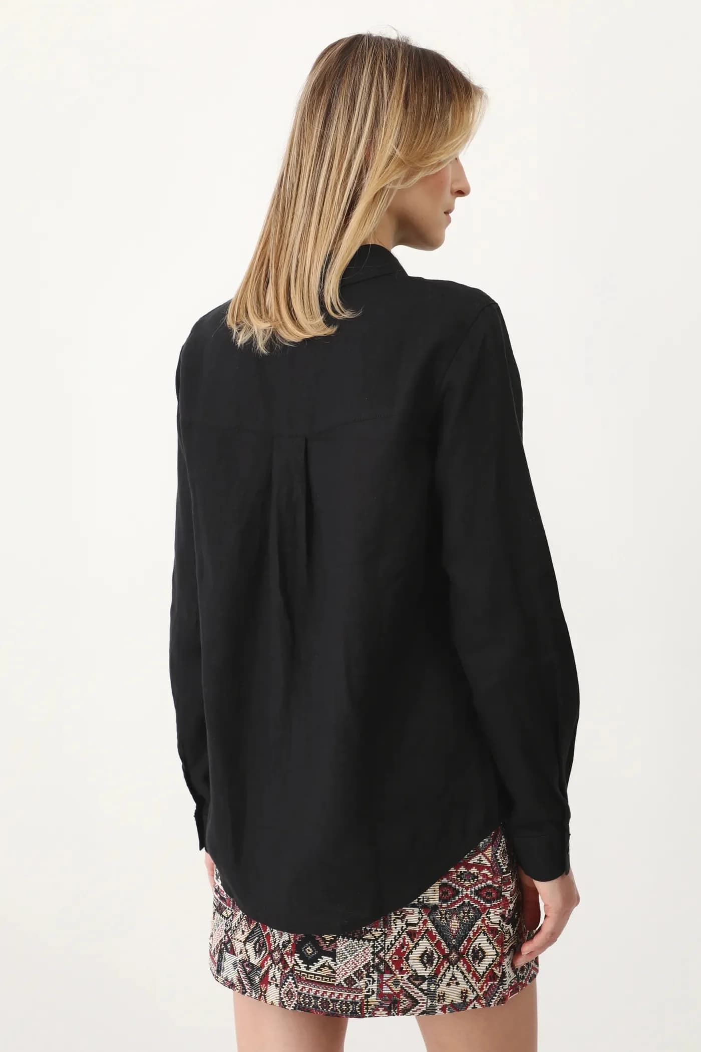 Льняная рубашка - фото 3