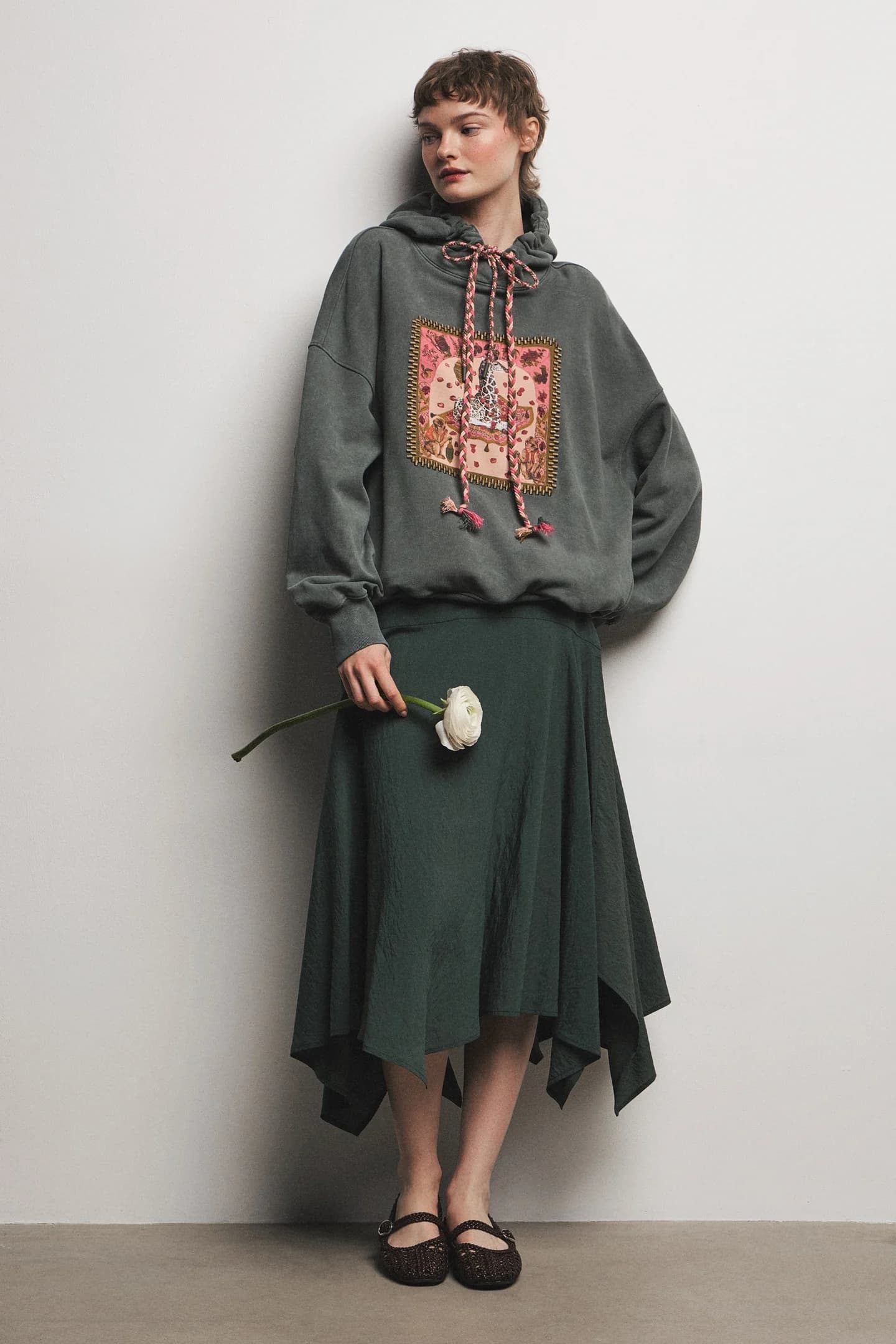 Женская хлопковая толстовка