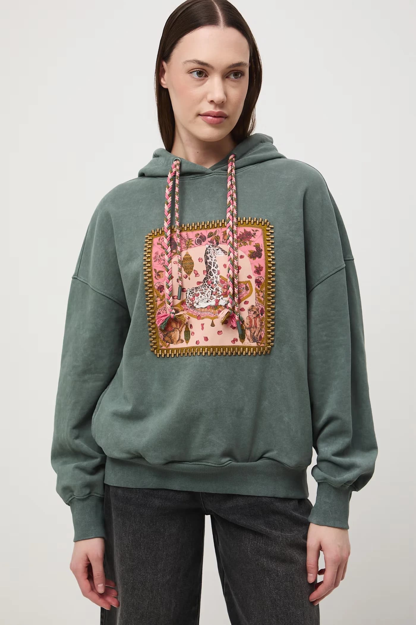 Женская хлопковая толстовка - фото 2