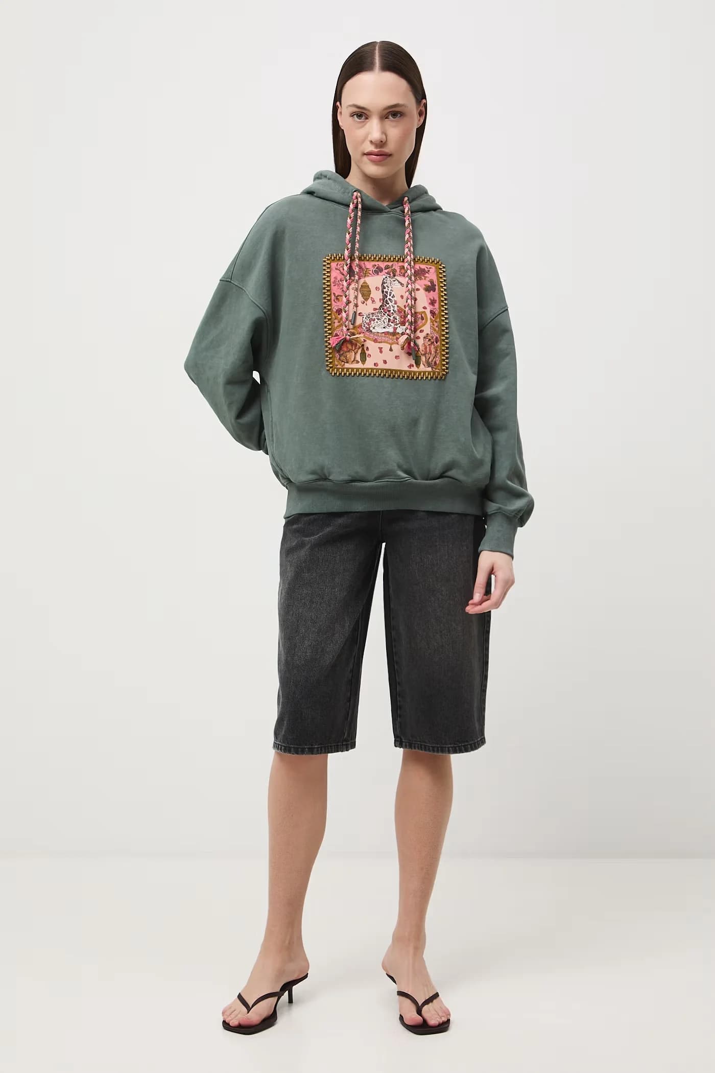 Женская хлопковая толстовка - фото 3