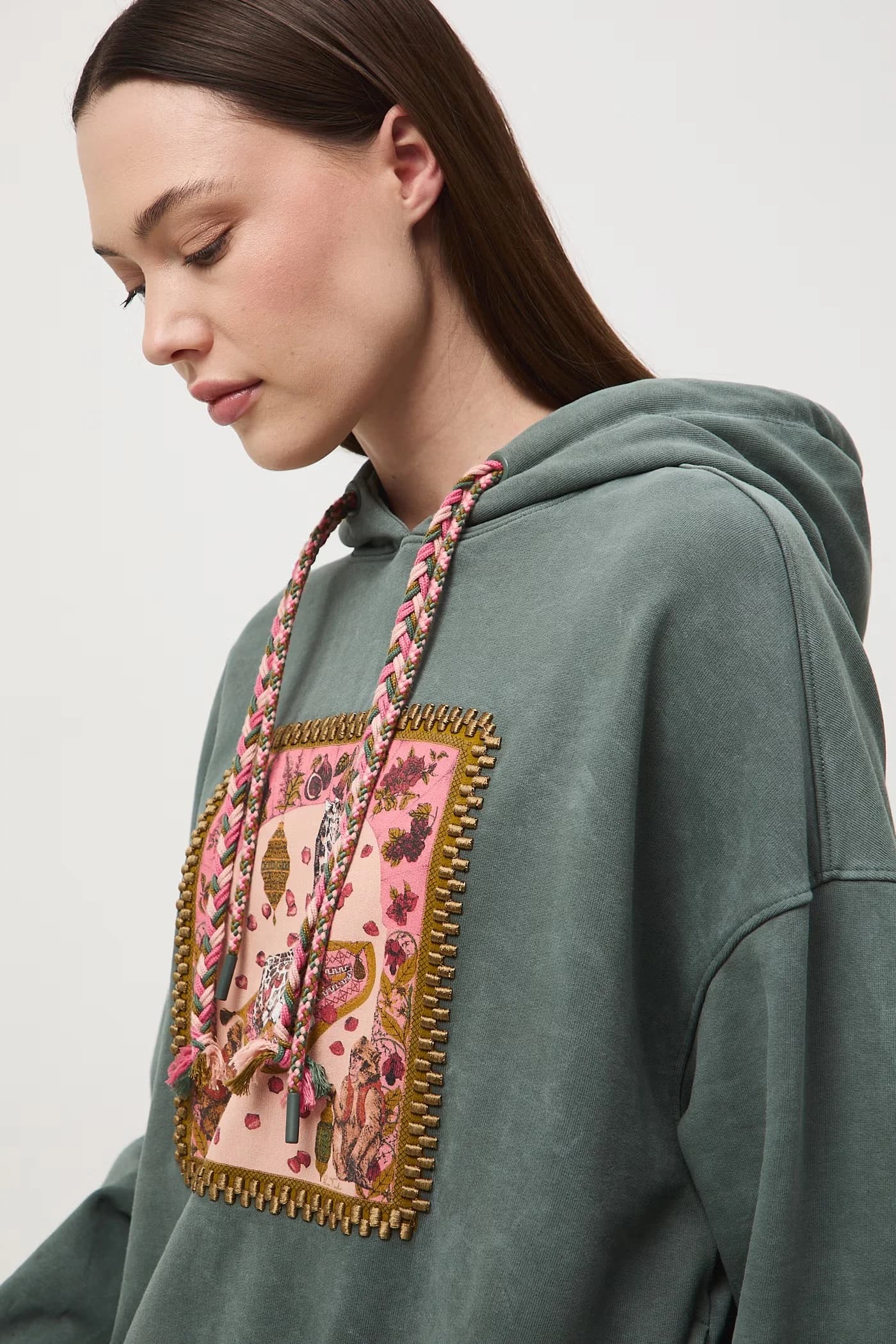 Женская хлопковая толстовка - фото 5