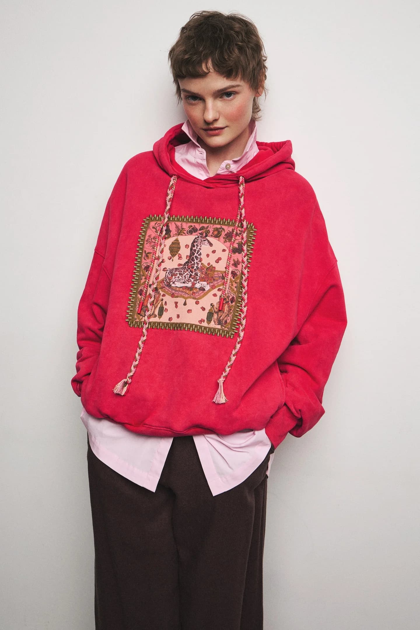 Женская хлопковая толстовка