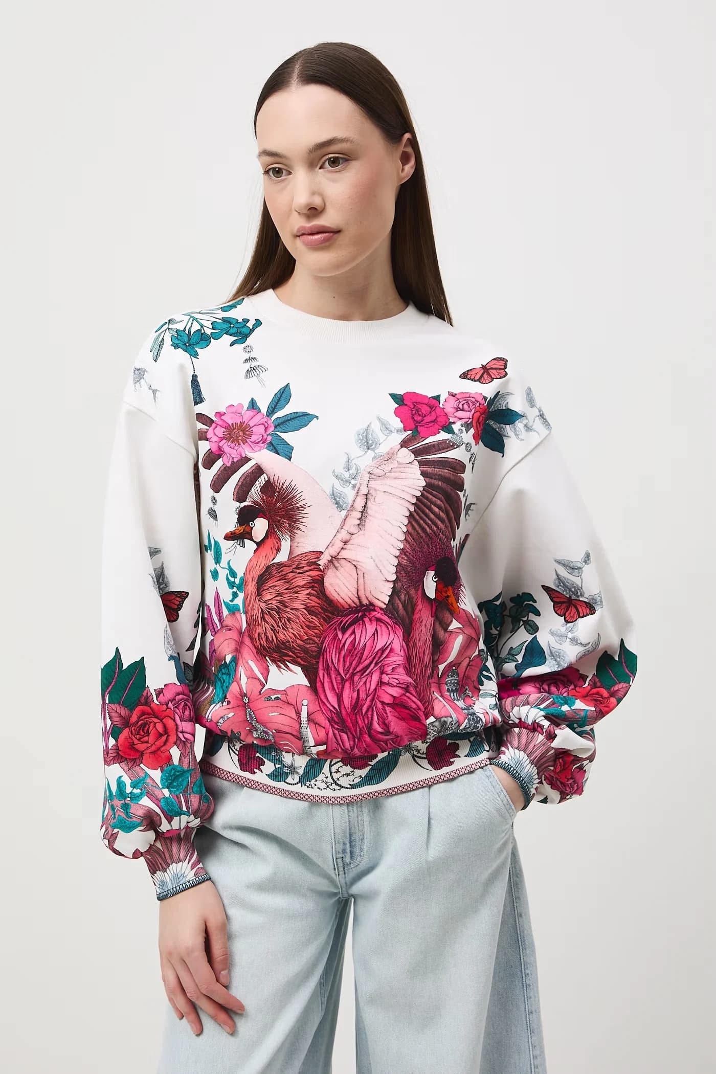 Женская хлопковая толстовка - фото 2