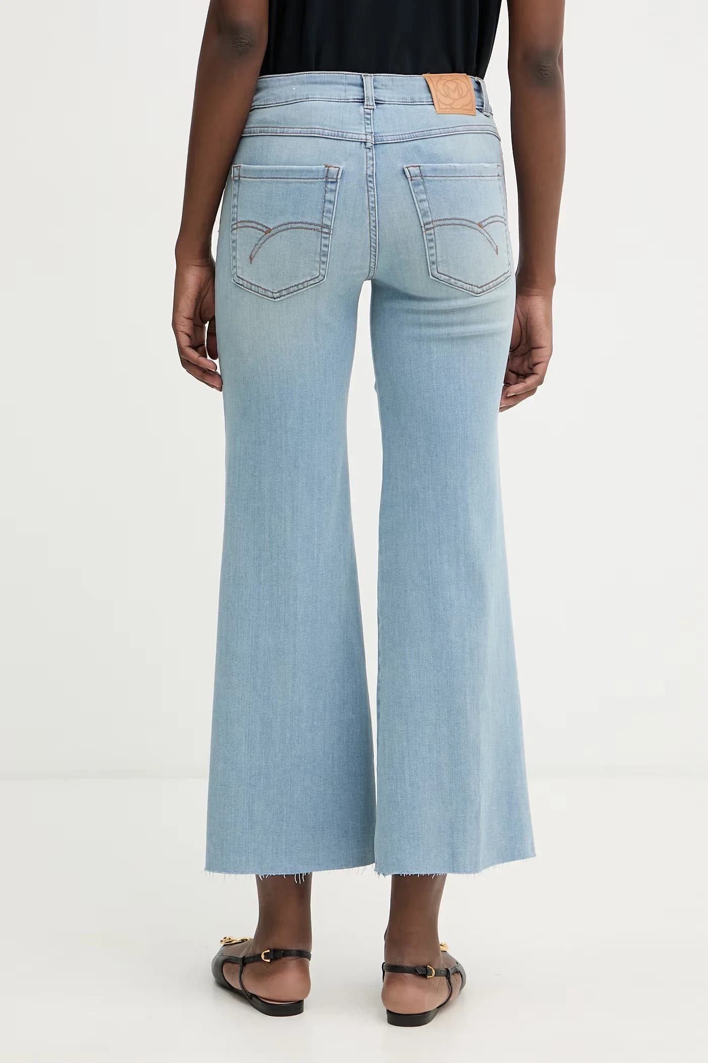 WLCROP женские широкие джинсы - фото 3