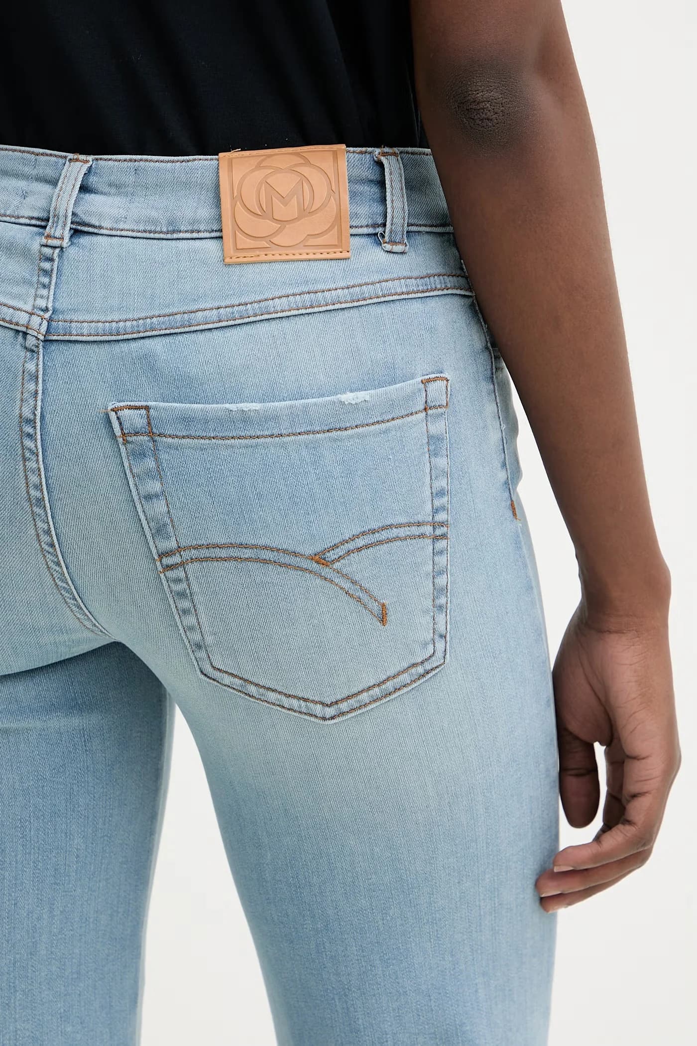 WLCROP женские широкие джинсы - фото 4