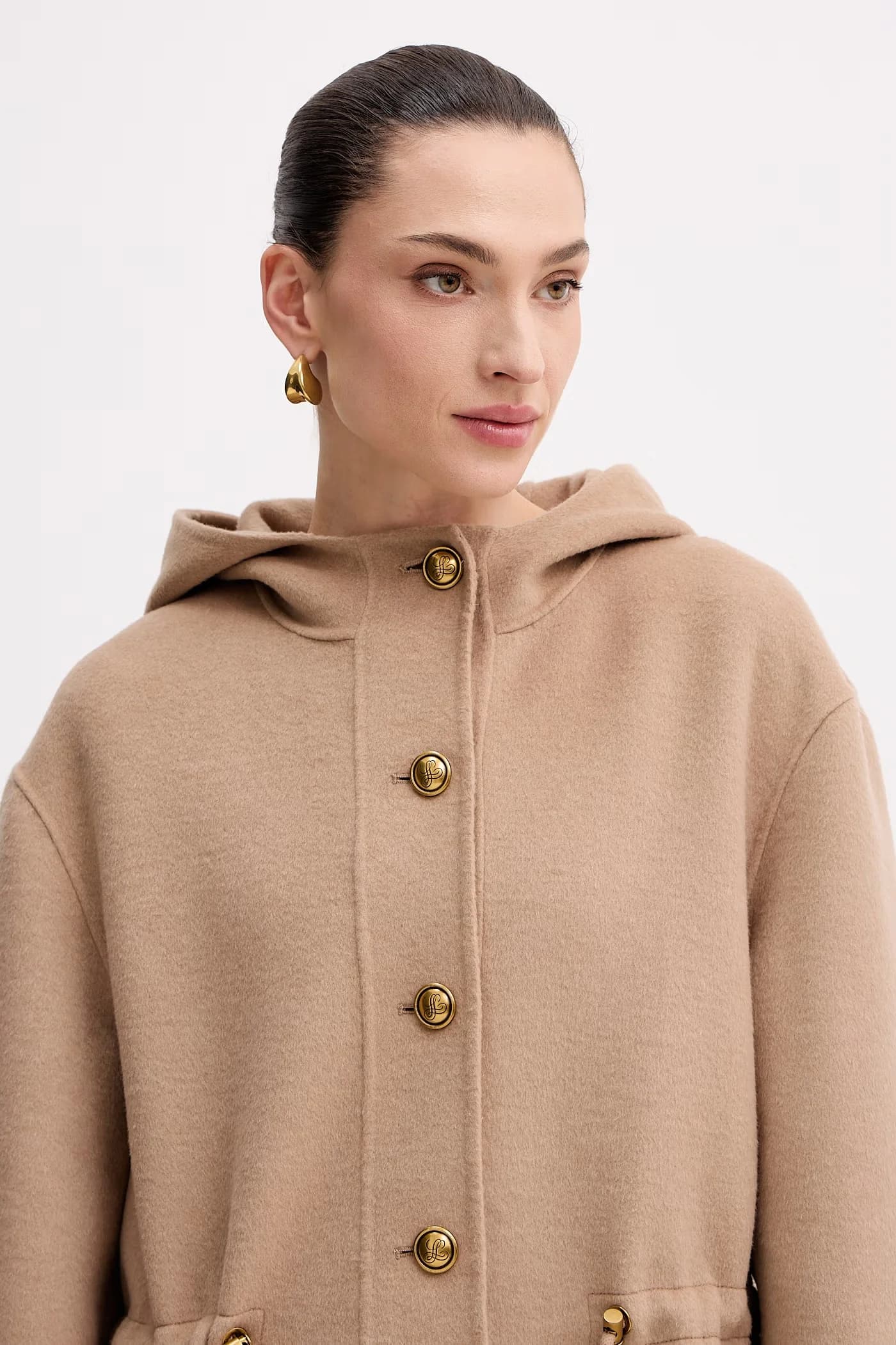 Женская куртка из шерсти Vicinato. - фото 4