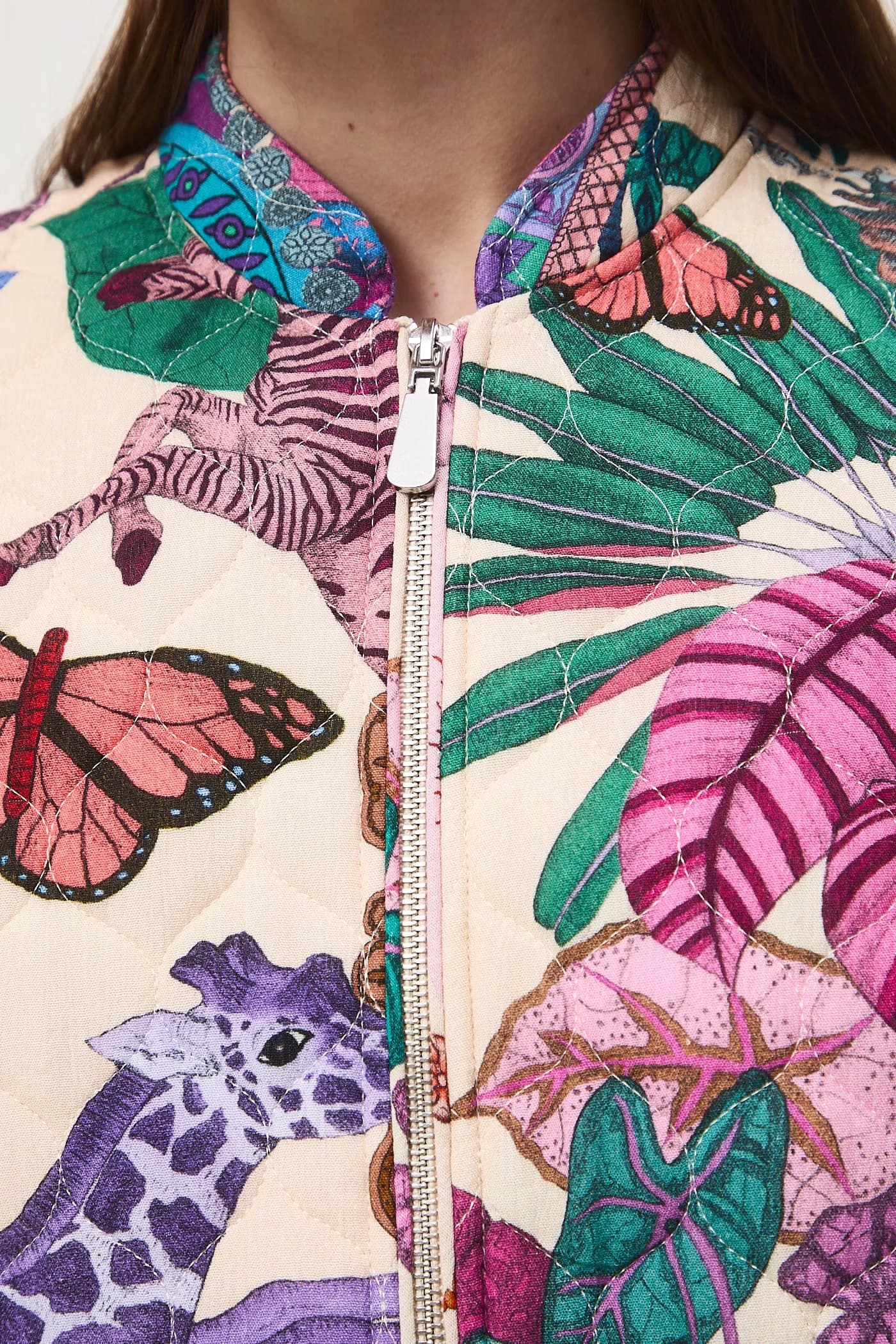 Женский хлопковый бомбер - фото 6