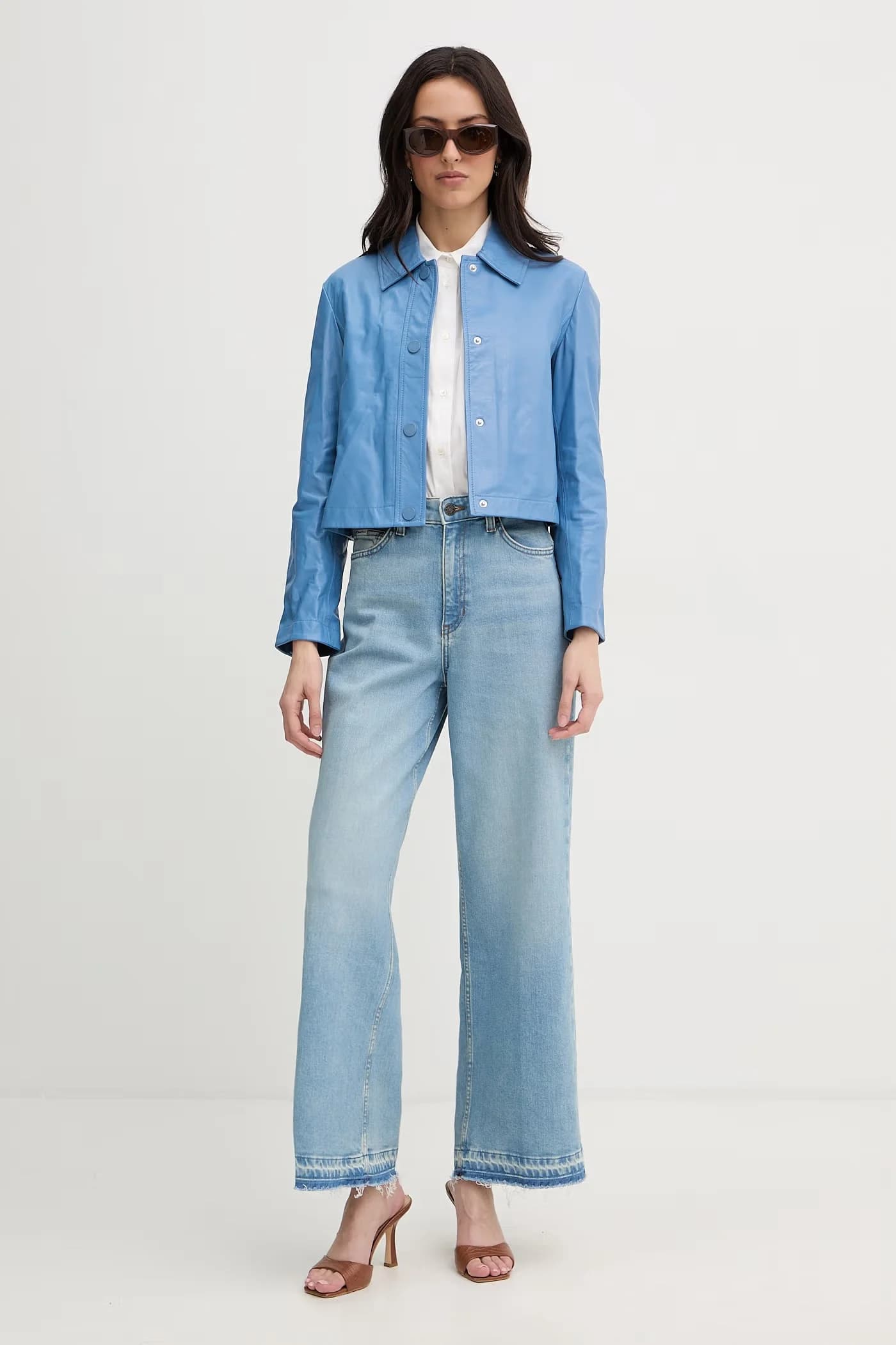 MCOBOCCALE женская кожаная куртка - фото 2