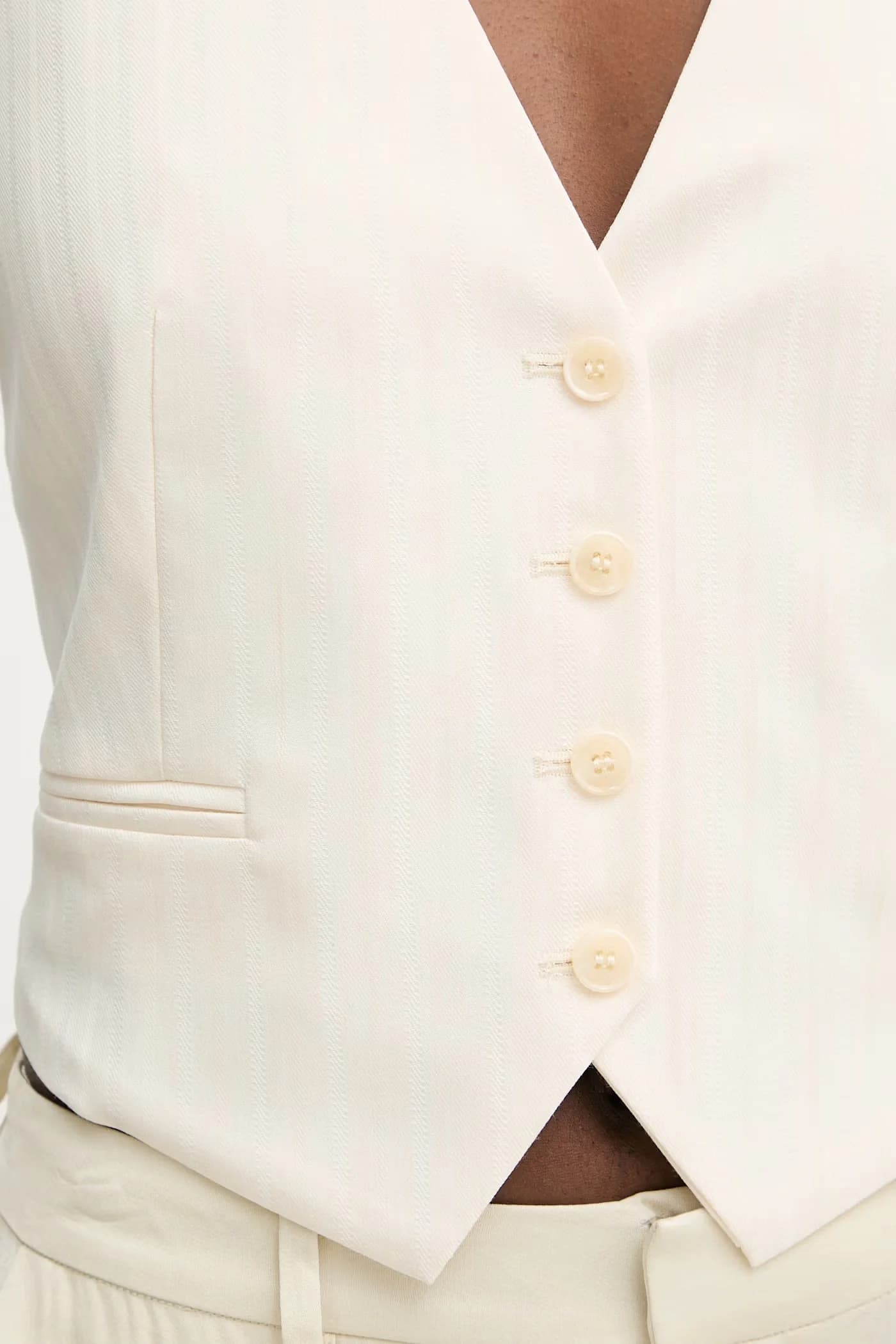 Женский однобортный жилет - фото 5