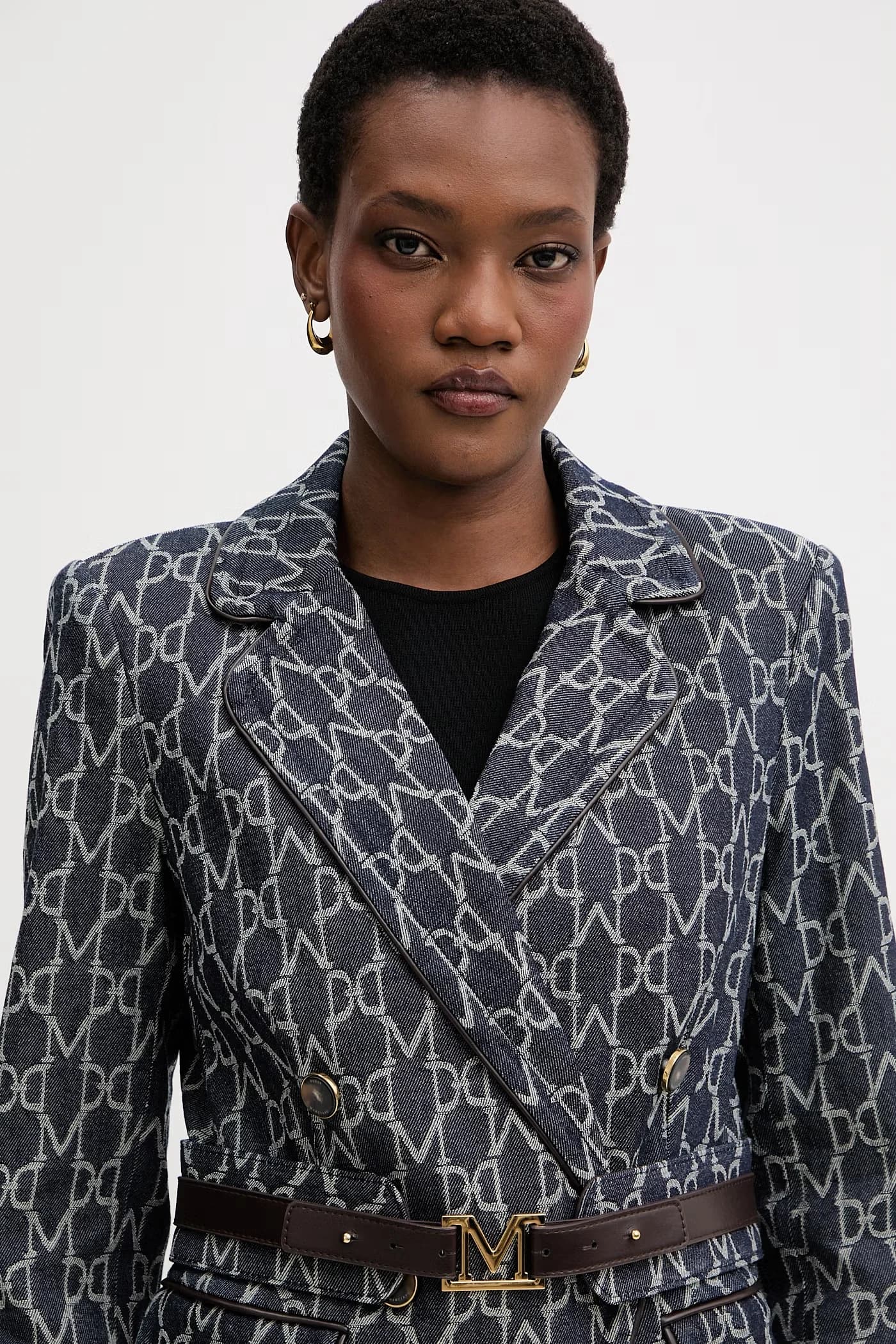 LIAN двубортная женская джинсовая куртка - фото 4