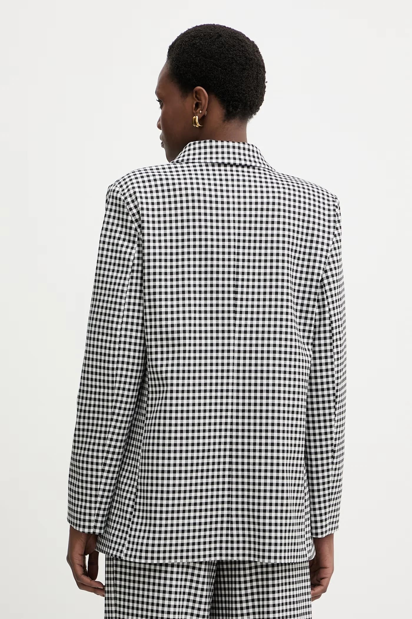 Женский двубортный пиджак с вискозой - фото 3