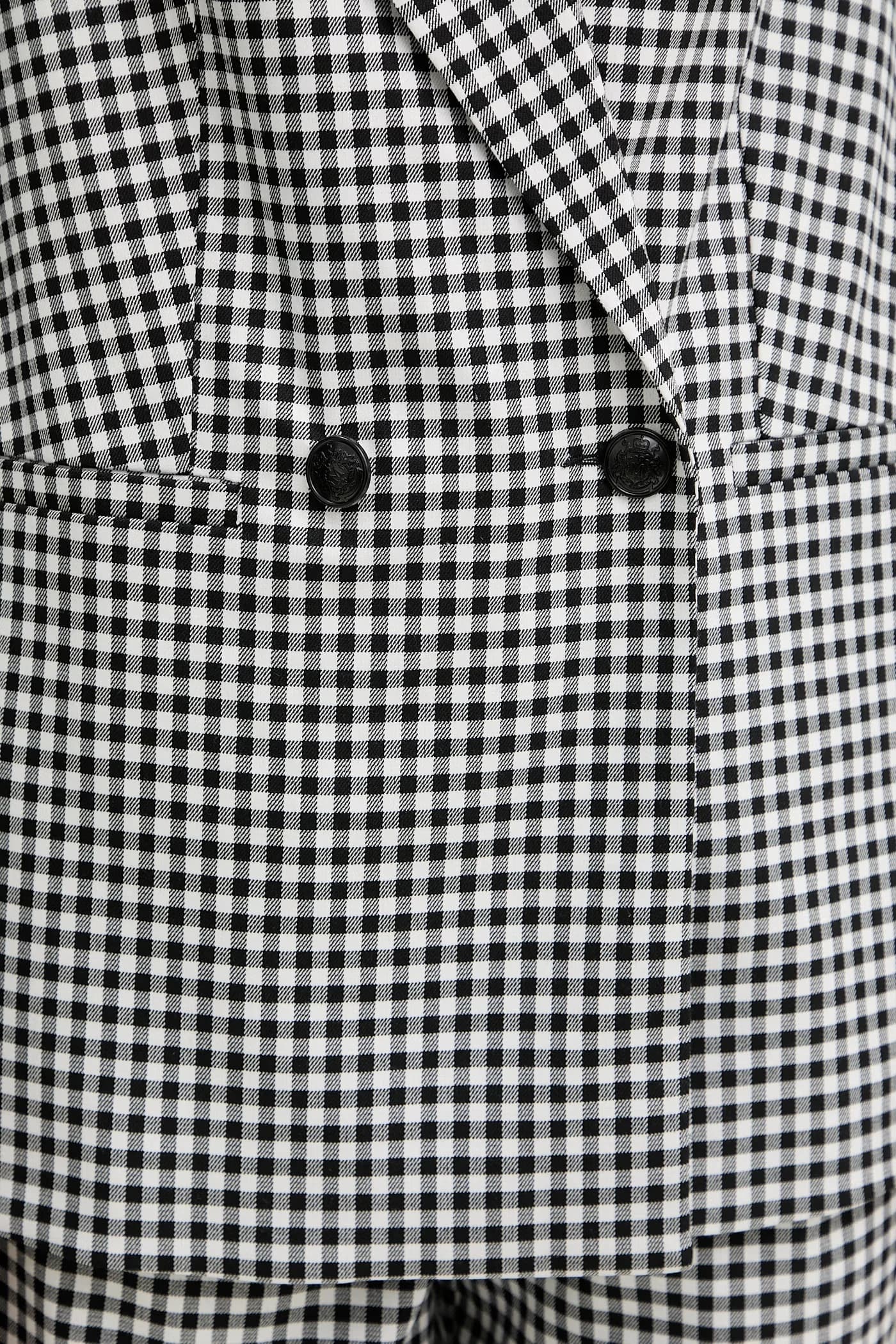 Женский двубортный пиджак с вискозой - фото 5