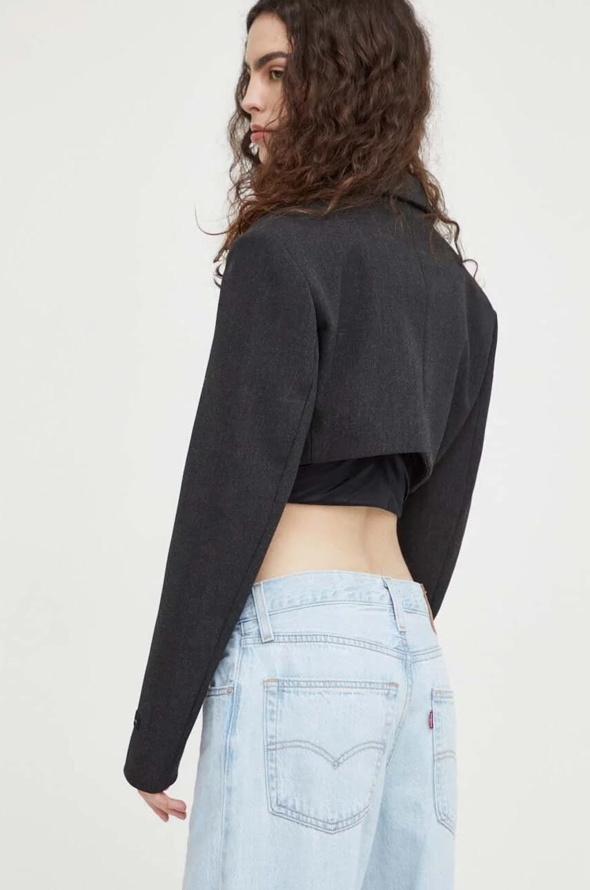 Куртка из смесовой шерсти - фото 3