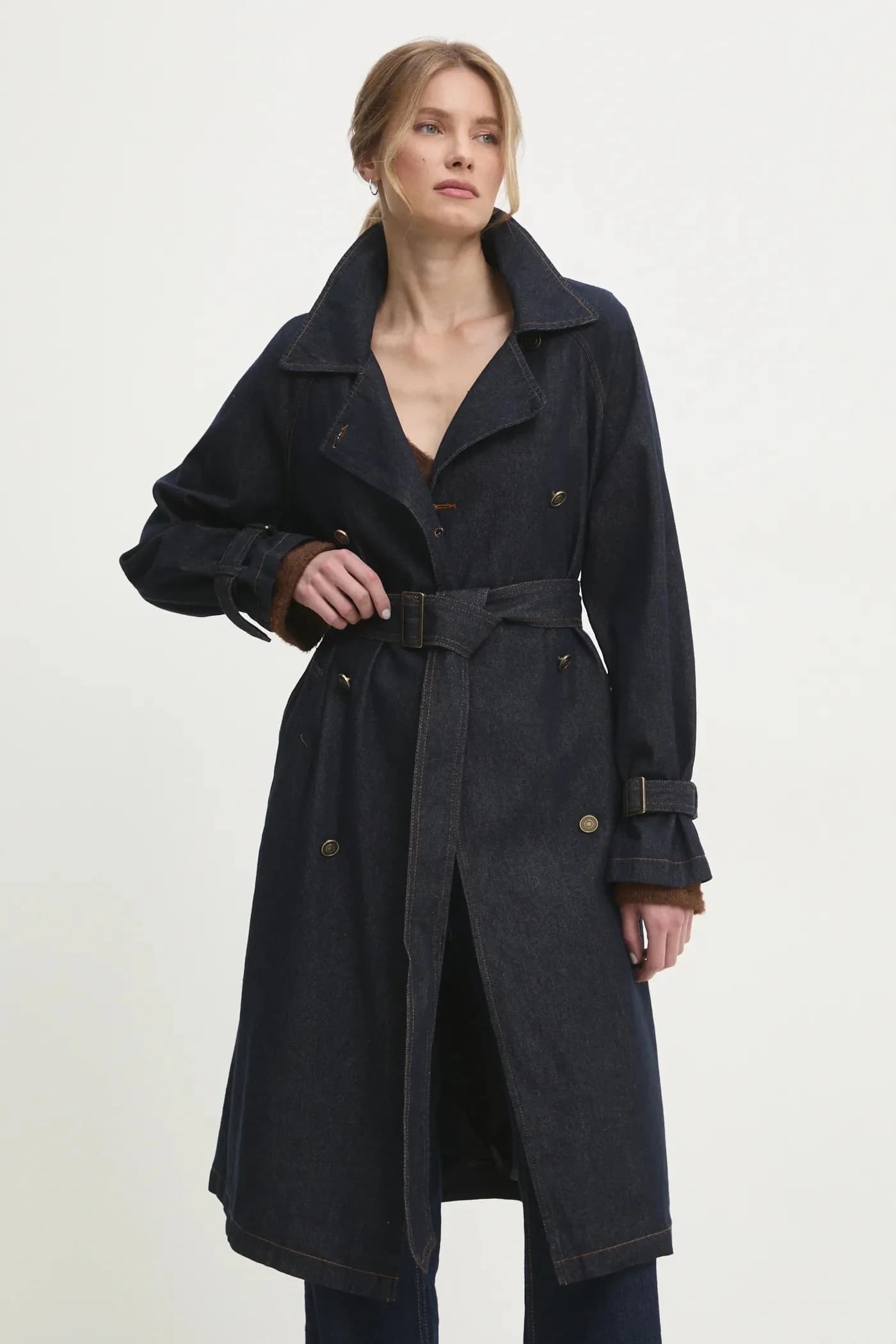 Джинсовое пальто