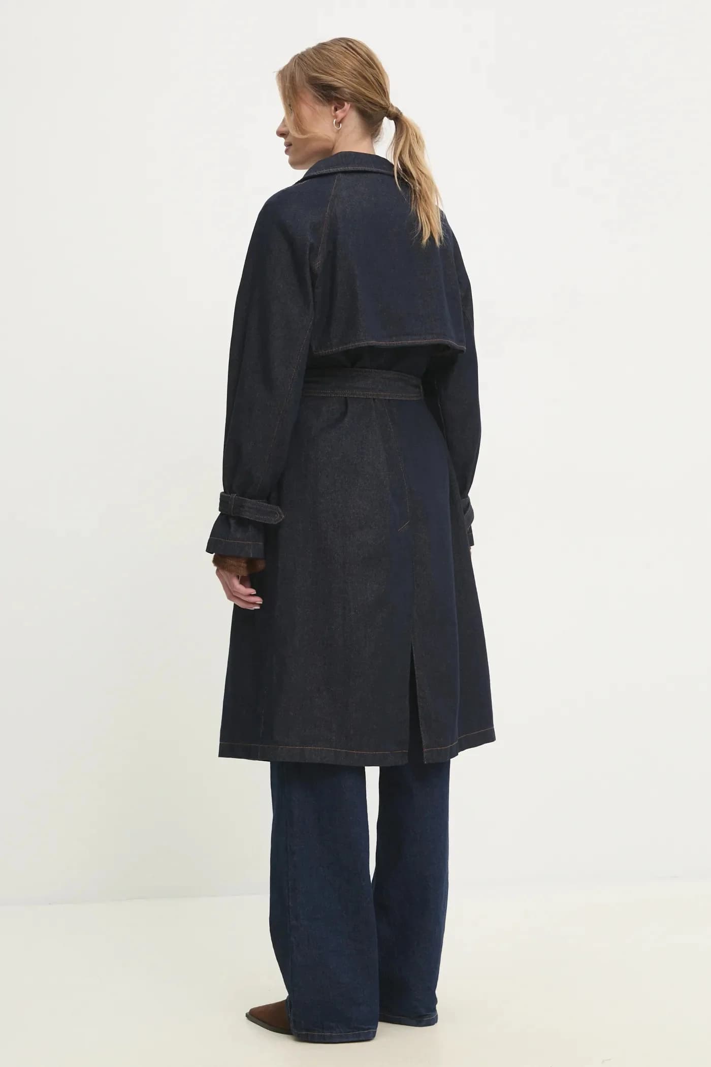 Джинсовое пальто - фото 3