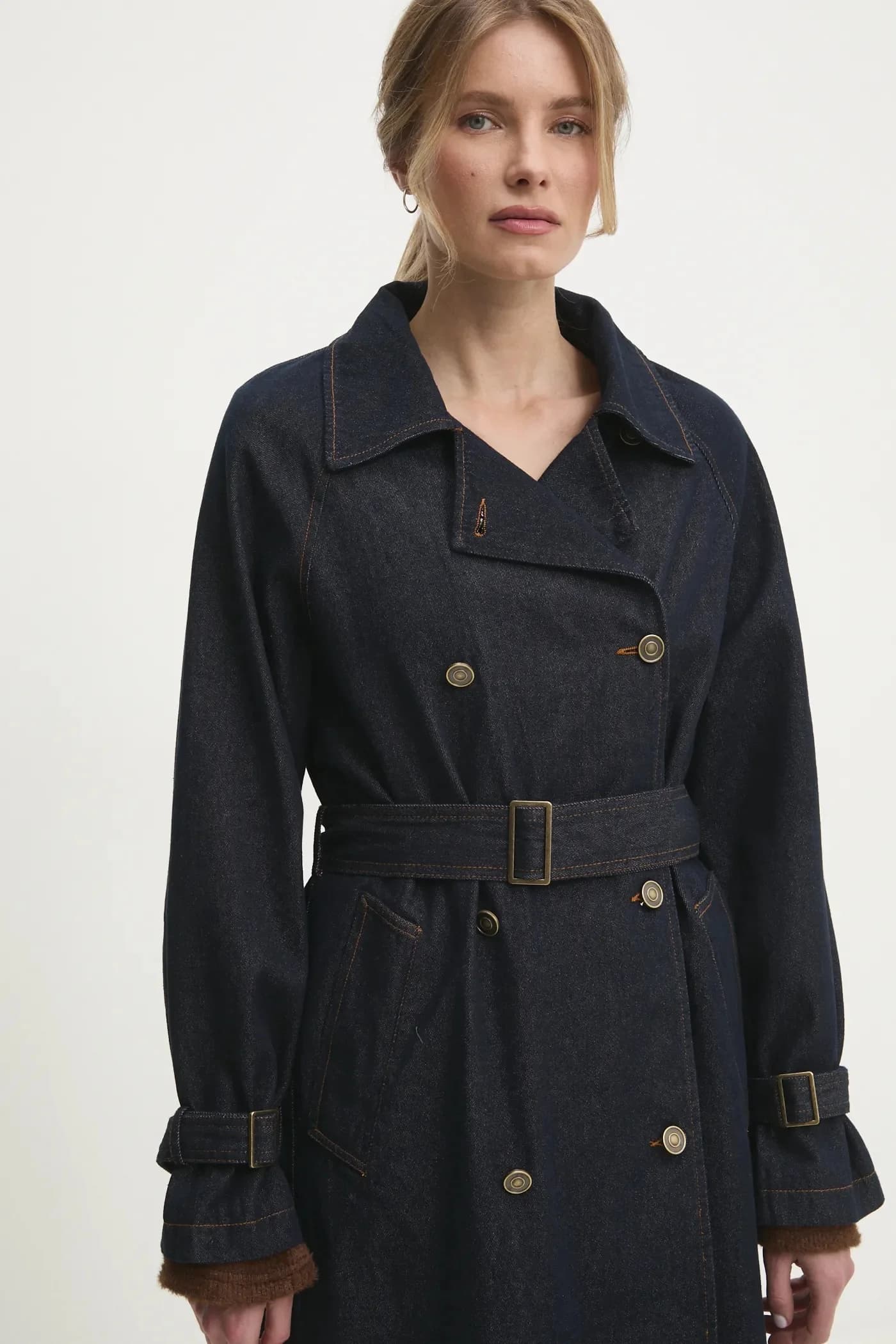 Джинсовое пальто - фото 4