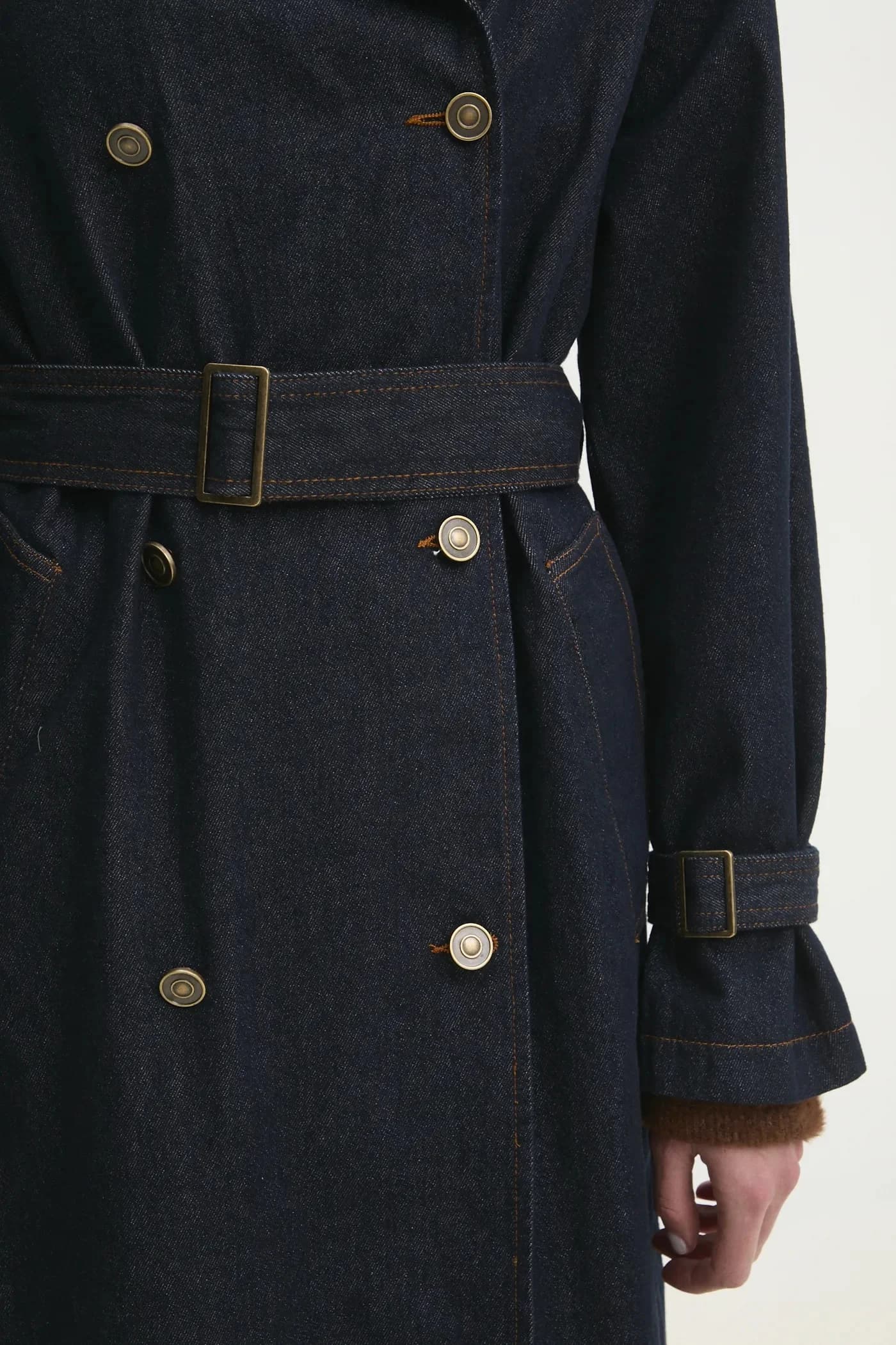 Джинсовое пальто - фото 5