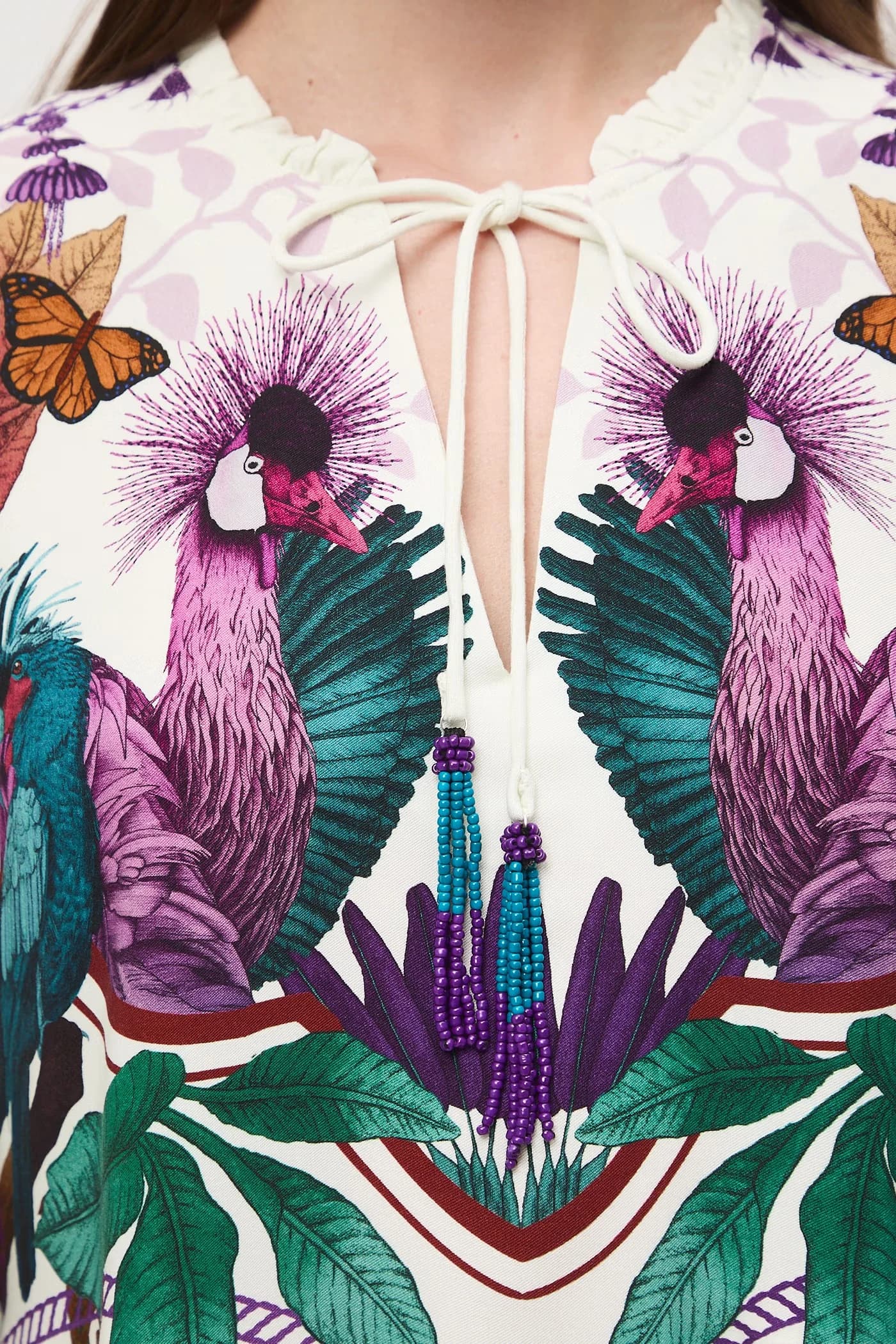 Платье оверсайз из вискозы - фото 6