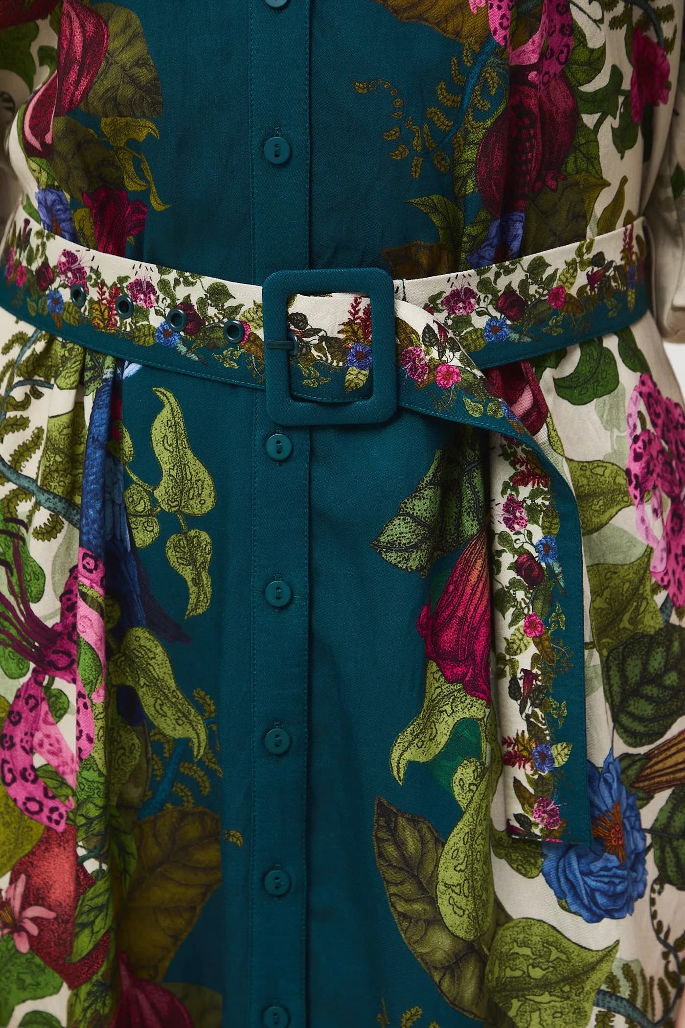 Расклешенное платье с вискозой - фото 6