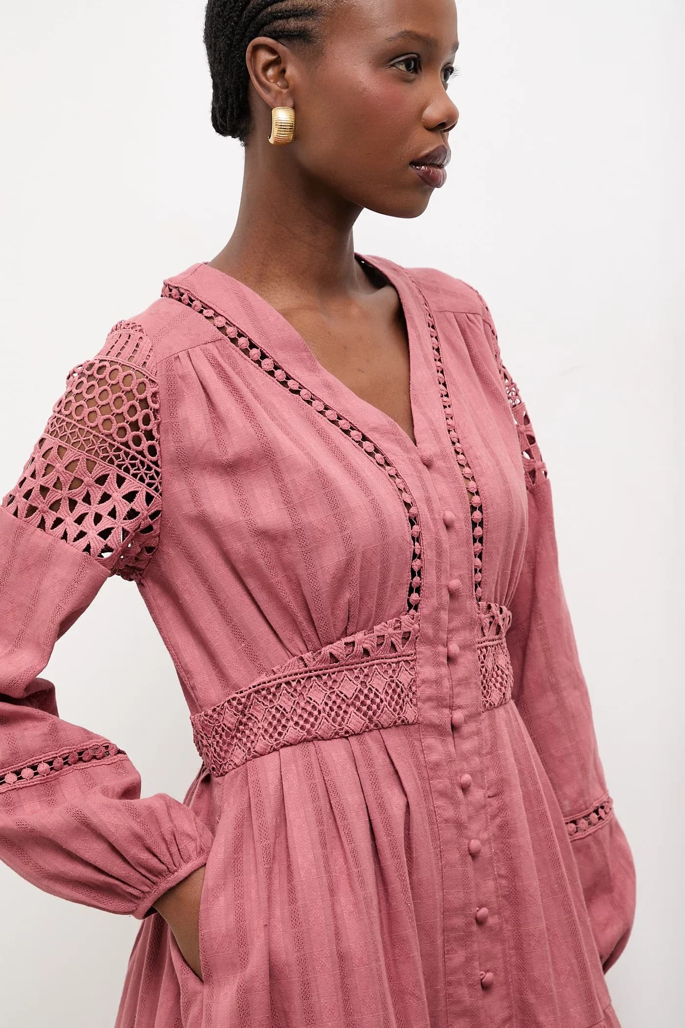 Хлопковое платье - фото 4