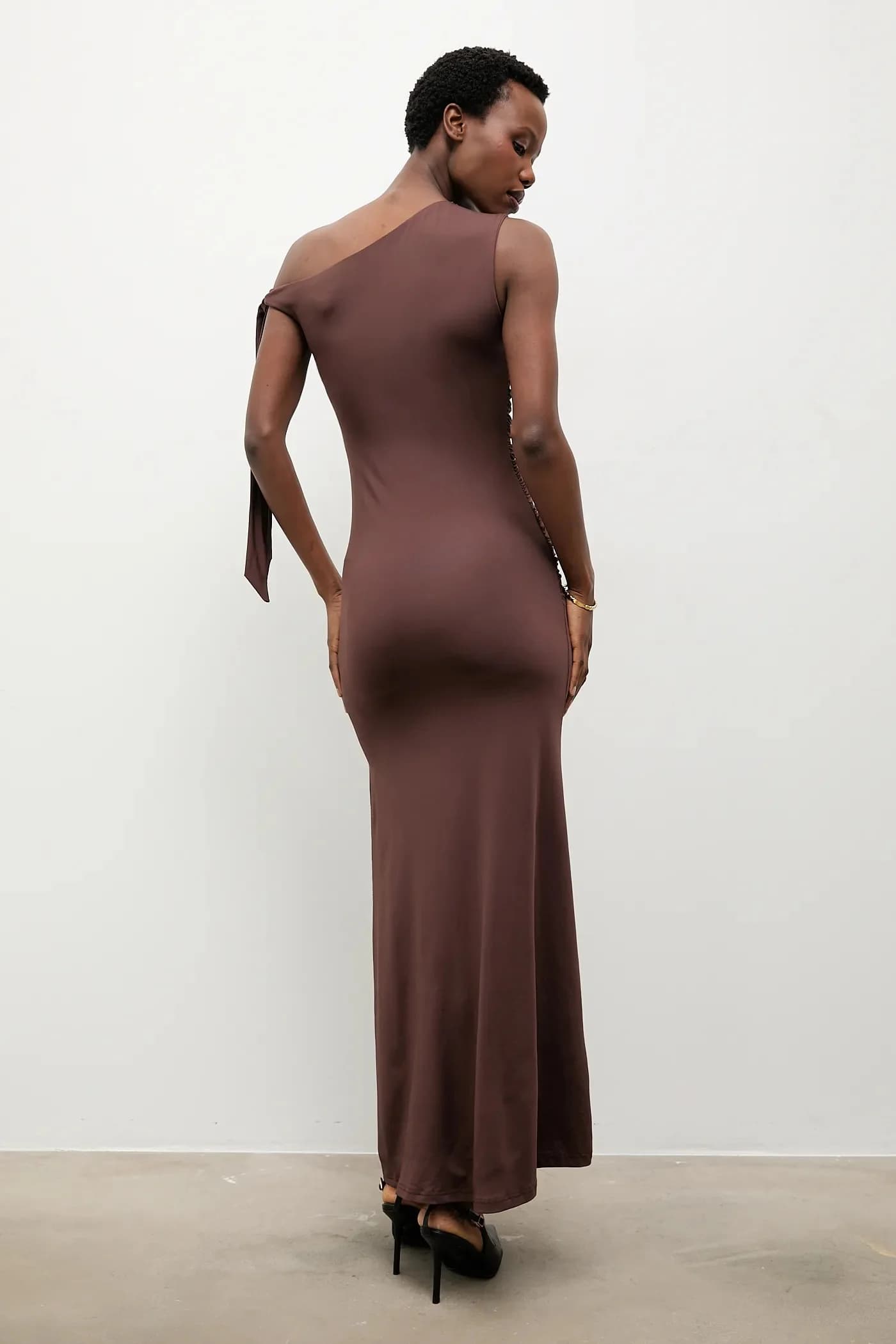 Драпированное платье - фото 3