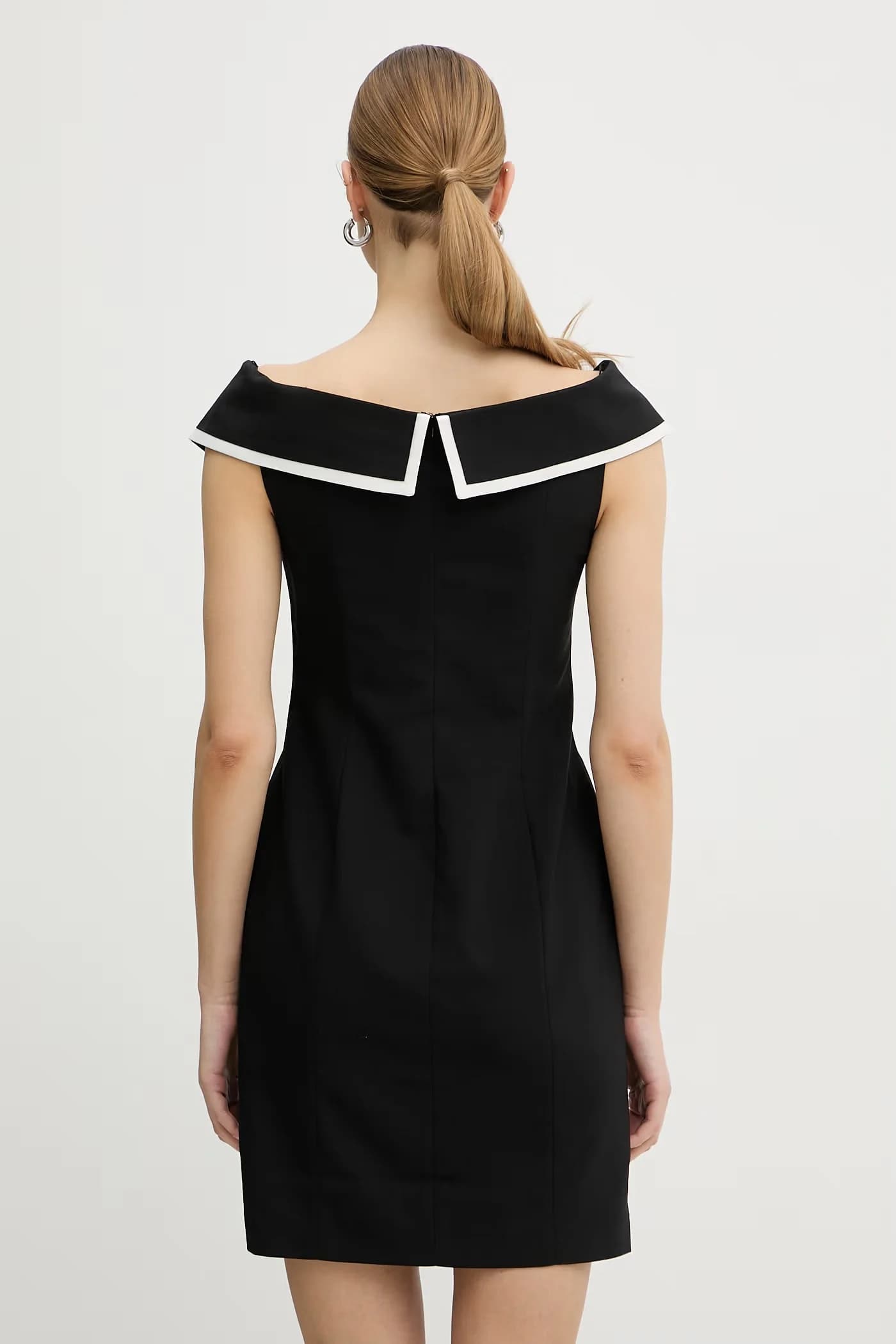 Платье из смесовой шерсти - фото 3